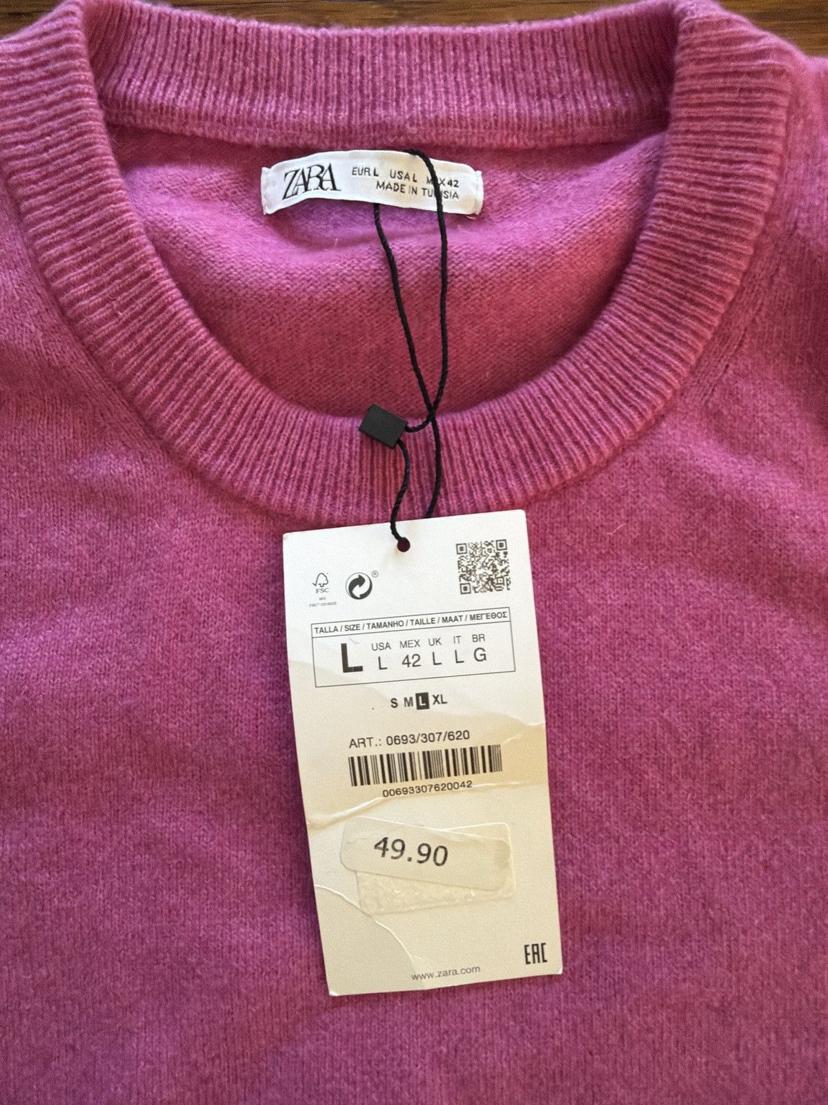 Zara Zara Crewneck Sweater Size US L / EU 52-54 / 3 - 1 Thumbnail