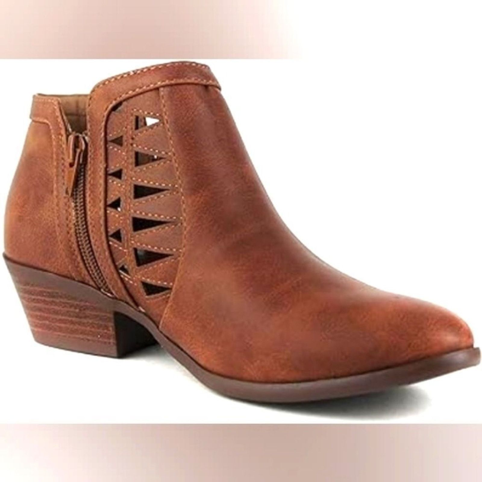 Other (S-3400) Soda CHANCE Womens Perforated Booties Sz 10 Size US 10 / IT 40 - 1 Thumbnail
