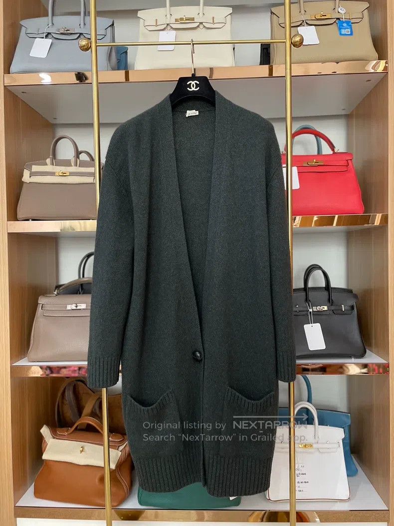 Hermes Hermes Dark Green Knit Cardigan Size XS / US 0-2 / IT 36-38 - 1 Thumbnail