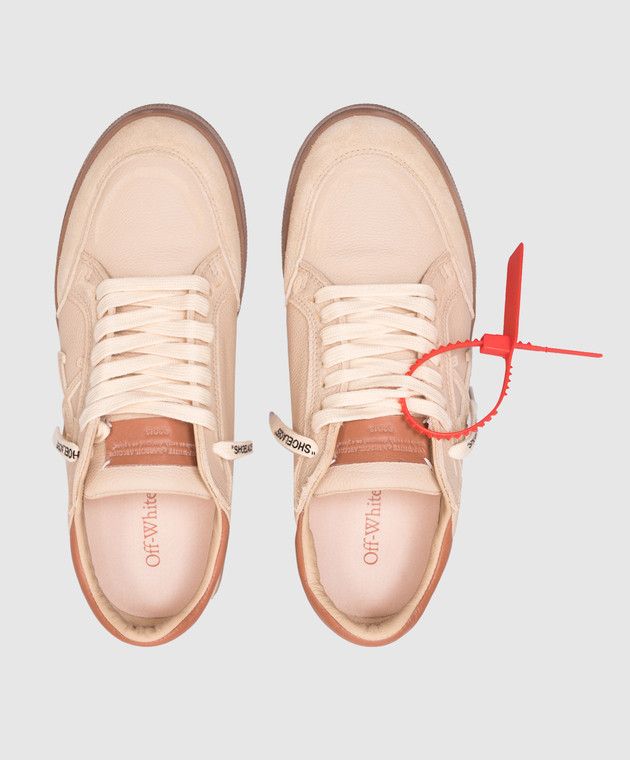 Off-White o1y1225 Low-Top Sneakers in Beige Size US 11 / IT 41 - 5 Thumbnail