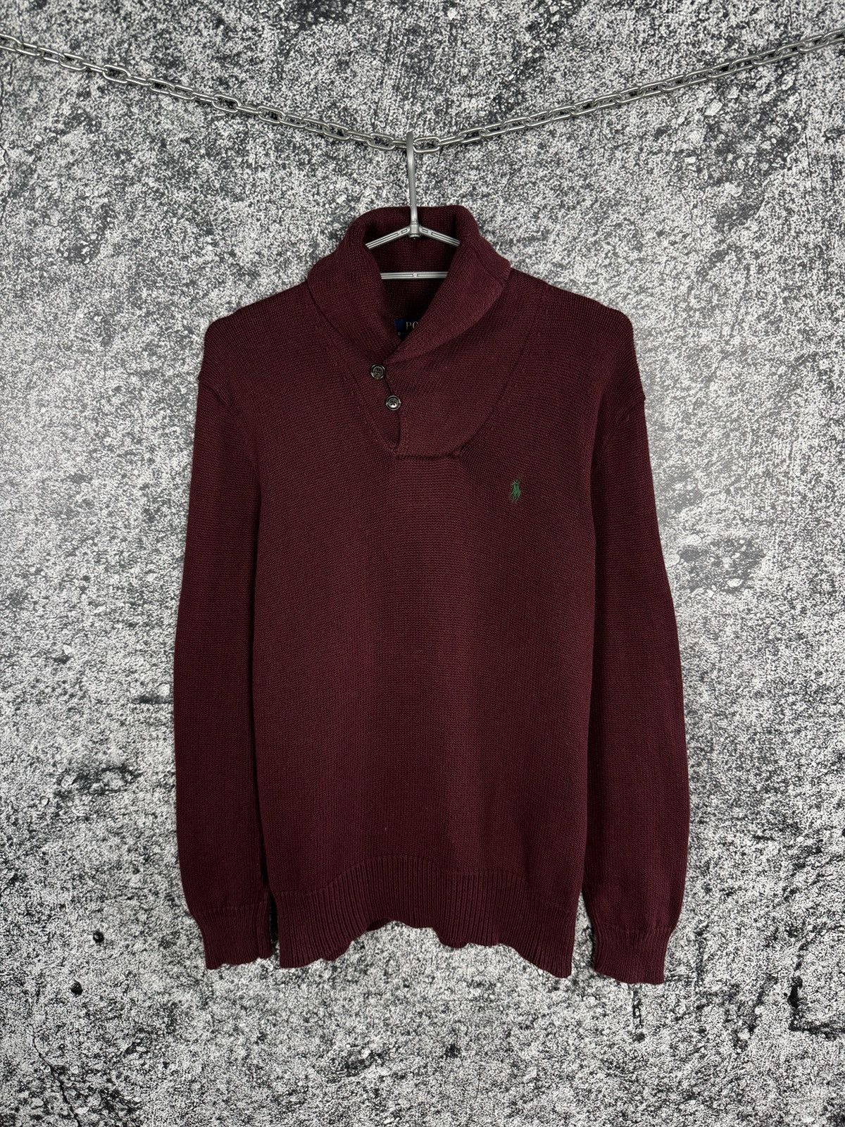 Polo Ralph Lauren Men’s Polo Ralph Lauren Shawl Knit Sweater Pullover Size M Size US M / EU 48-50 / 2 - 1 Thumbnail