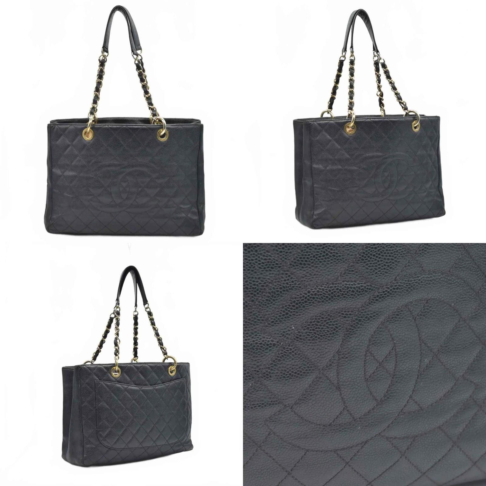 Chanel Chanel Grand Shopping Tote (GST) Black Caviar 2010 Size ONE SIZE - 2 Thumbnail