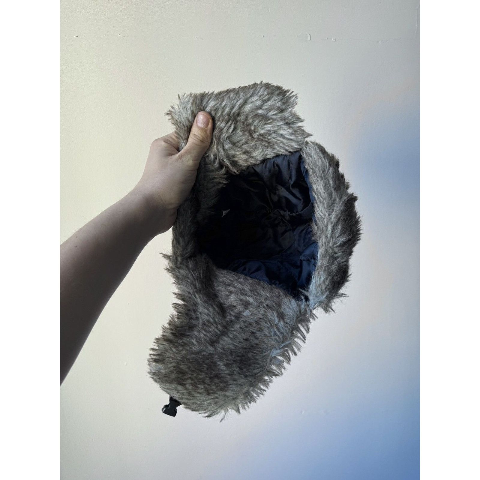 Japanese Brand × Vintage Y2K Ushanka Faux Fuzzy Fur Alt Trapper Hat Size ONE SIZE - 5 Thumbnail