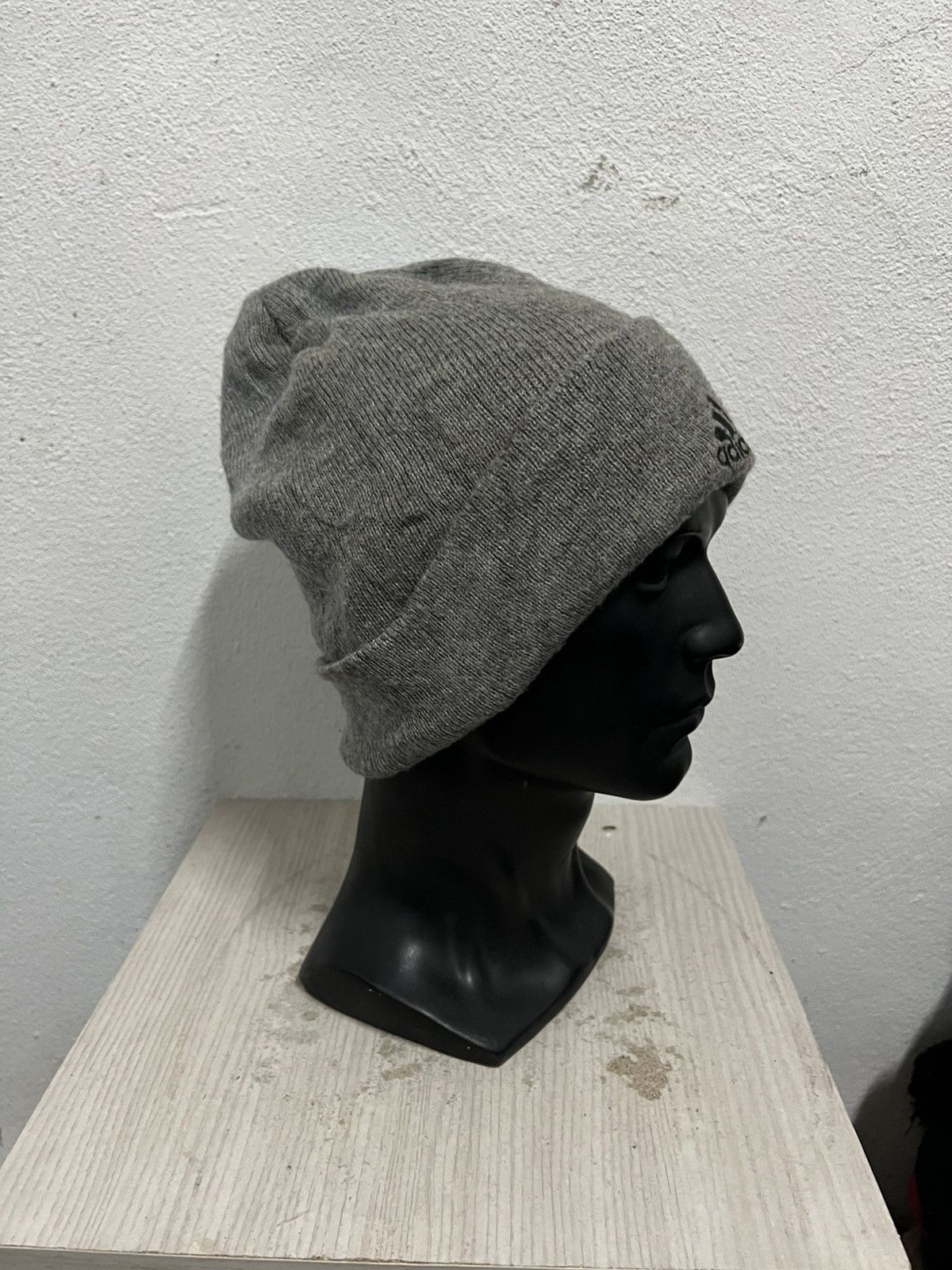 Adidas Vintage Adidas Big Logo Beanie Hat Size ONE SIZE - 4 Thumbnail
