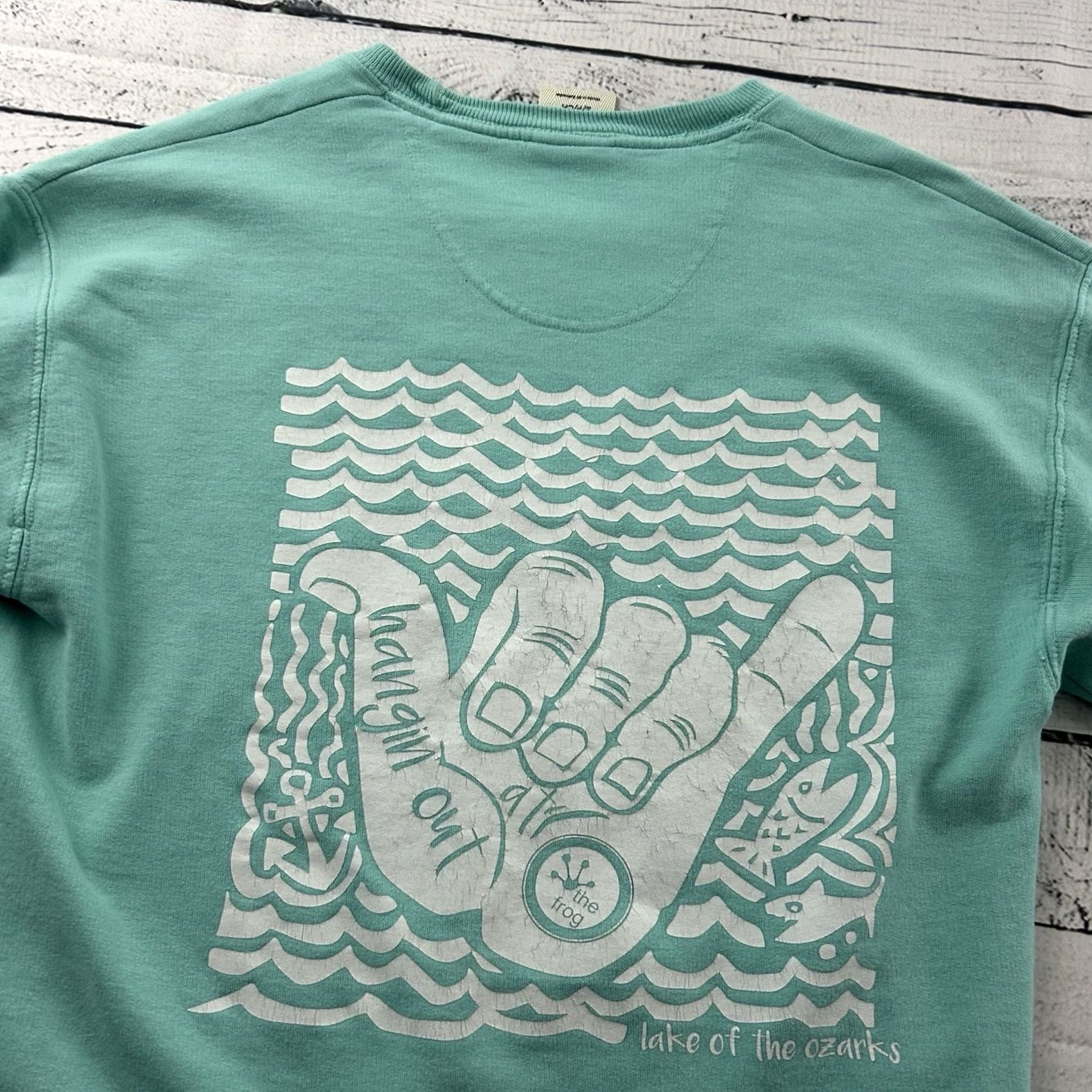 Vintage Comfort Wash Lake Of The Ozarks Crewneck Sweatshirt Unisex Small Blue Sweatshirt Mens S Blue 90s Ozarks? Size US S / EU 44-46 / 1 - 6 Thumbnail