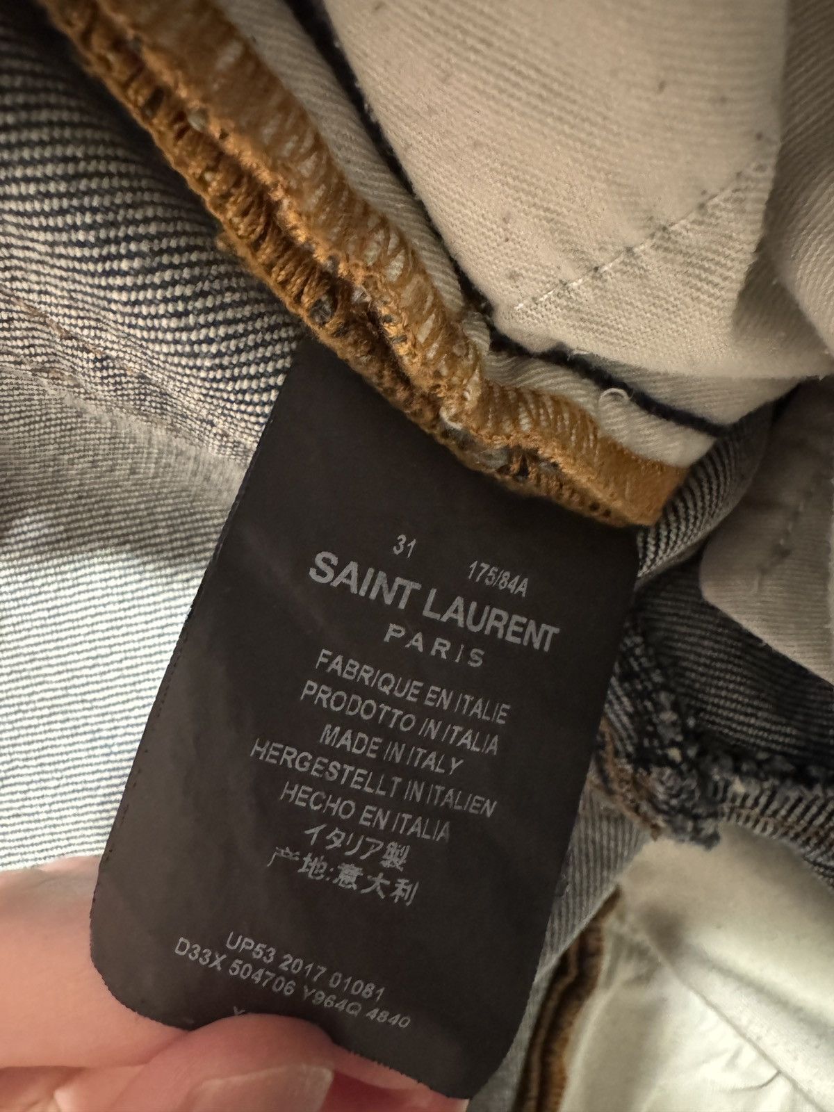 Saint Laurent D02 Denim - Blue - Good condition