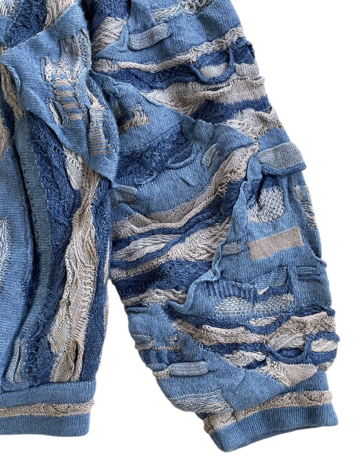 Coogi Vintage Coogi Suede Indigo Dyed Bomber Jacket Size US L / EU 52-54 / 3 - 7 Thumbnail