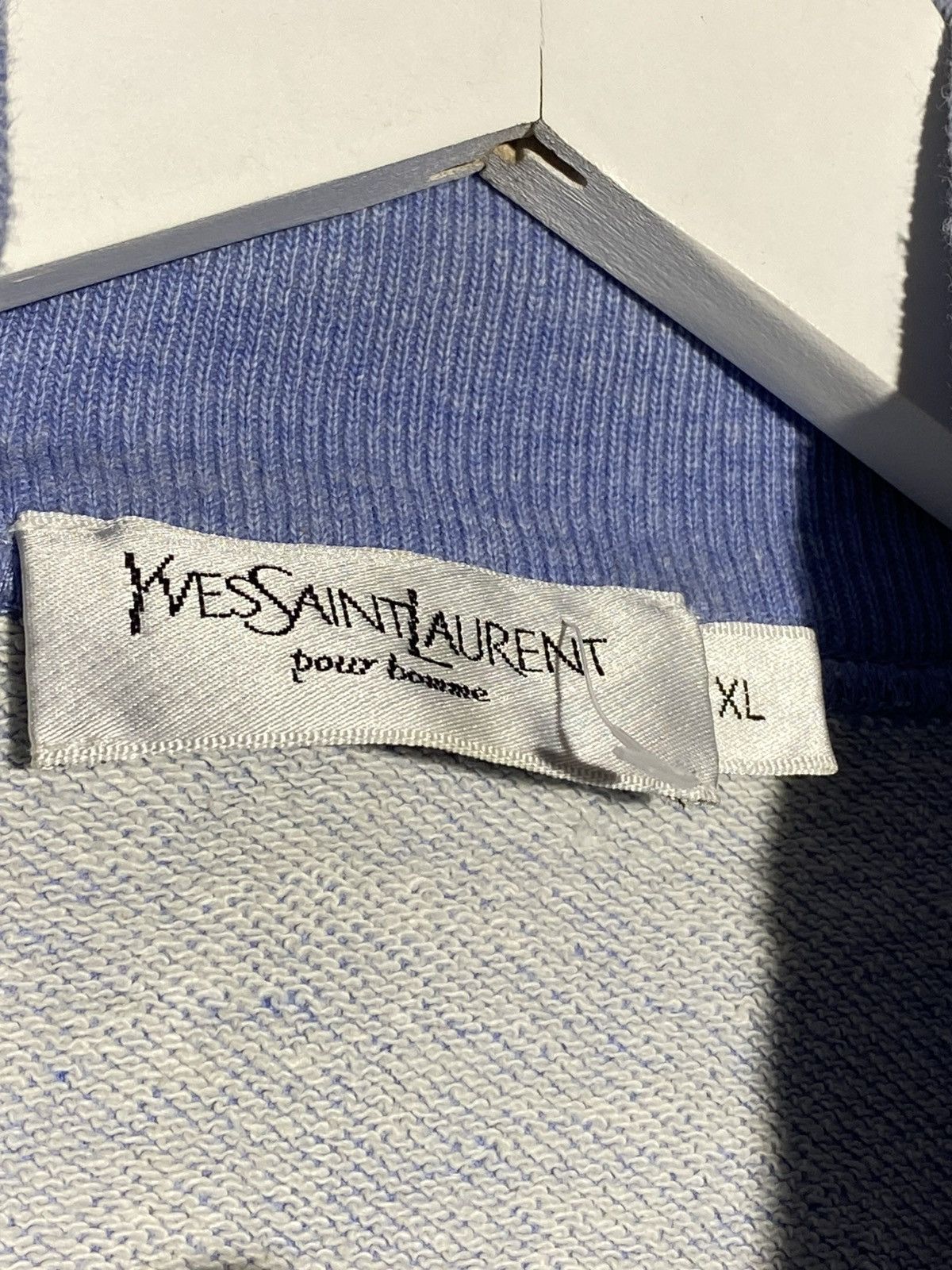 Yves Saint Laurent Vintage YSL Yves Saint Laurent Full Zip Cotton Sweater 2000s Size US XL / EU 56 / 4 - 8 Thumbnail