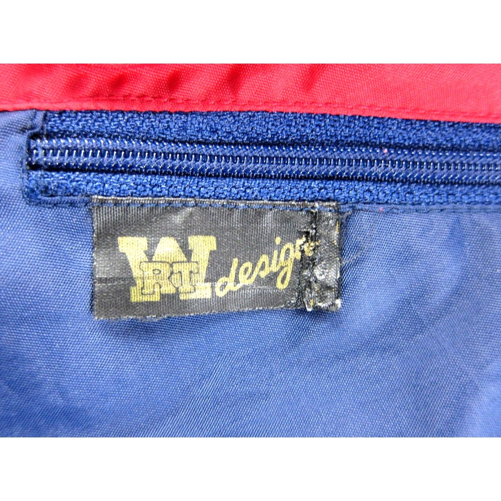 Vintage Vintage Unbranded Jacket Men XL Hooded Windbreaker Blue Red All Around Games - Size US XL / EU 56 / 4 - 7 Thumbnail