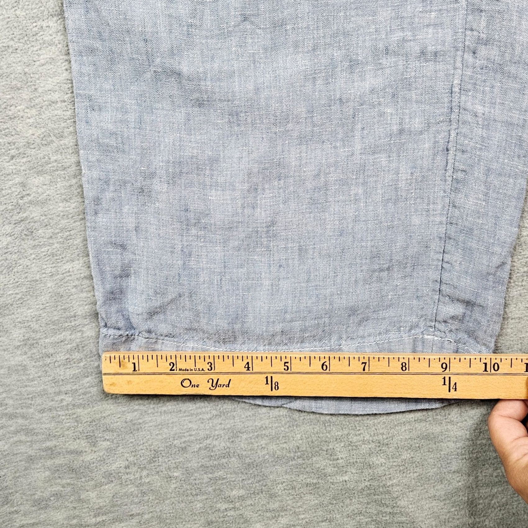 Athleta Athleta Pants Women's Wide Leg Pull On Pockets 100% Linen Size 6 Blue Regular Size 28" / US 6 / IT 42 - 5 Thumbnail