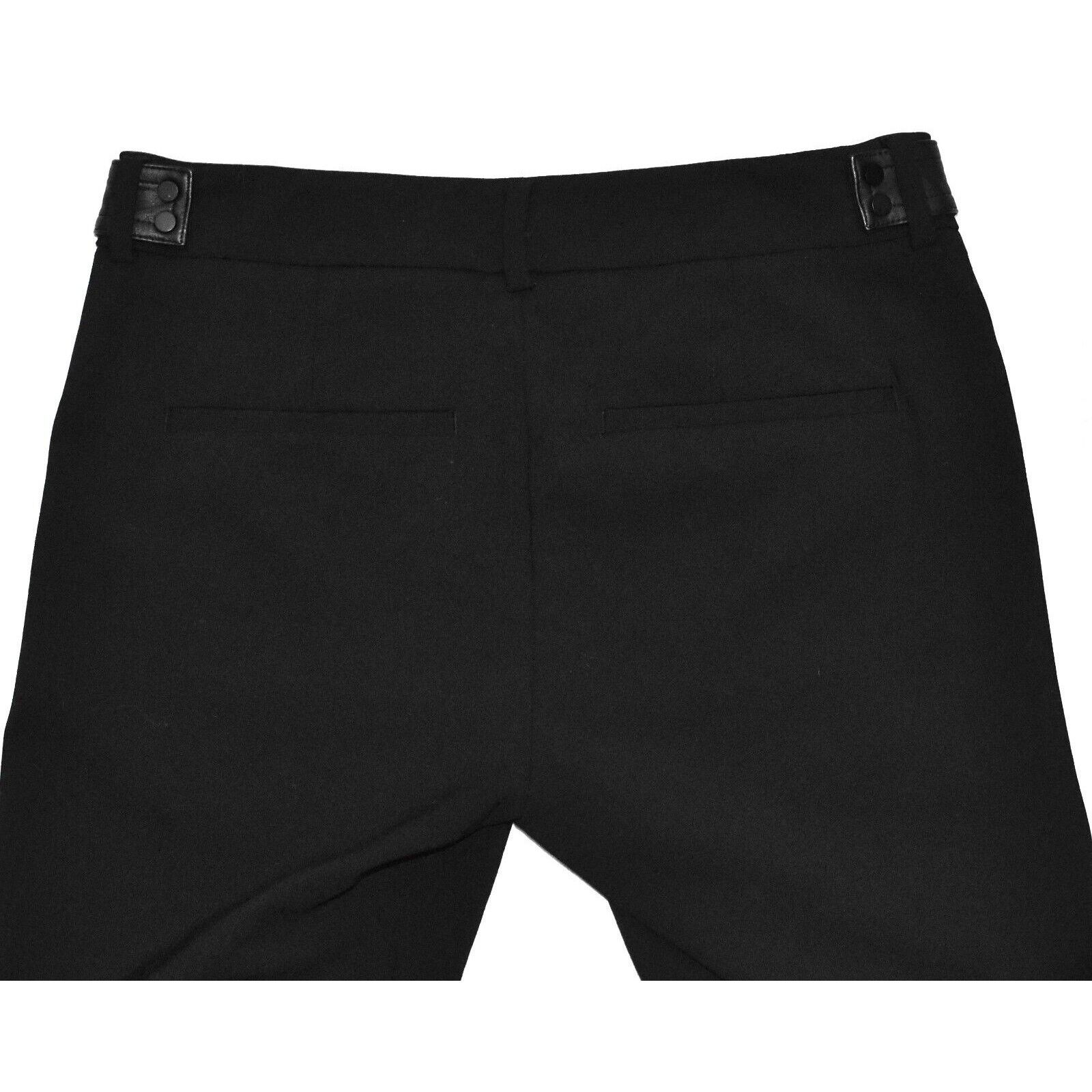 Vince VINCE Black Wool Stitched Flat Front Slash Pocket Pants Sz 0 Size 25" / US 0 / IT 36 - 4 Thumbnail