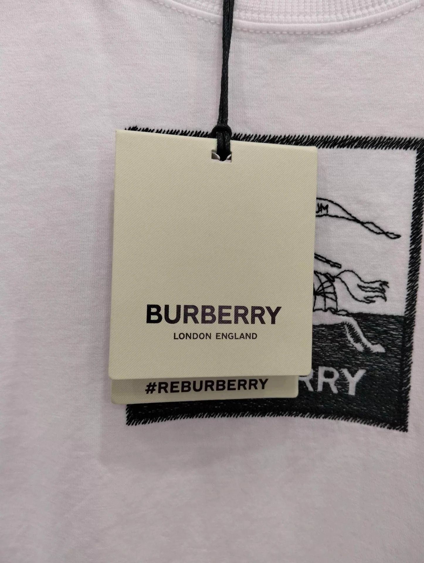 Burberry Burberry Logo Print Crew Neck Short Sleeve T-Shirt XS Size XS / US 0-2 / IT 36-38 - 4 Thumbnail
