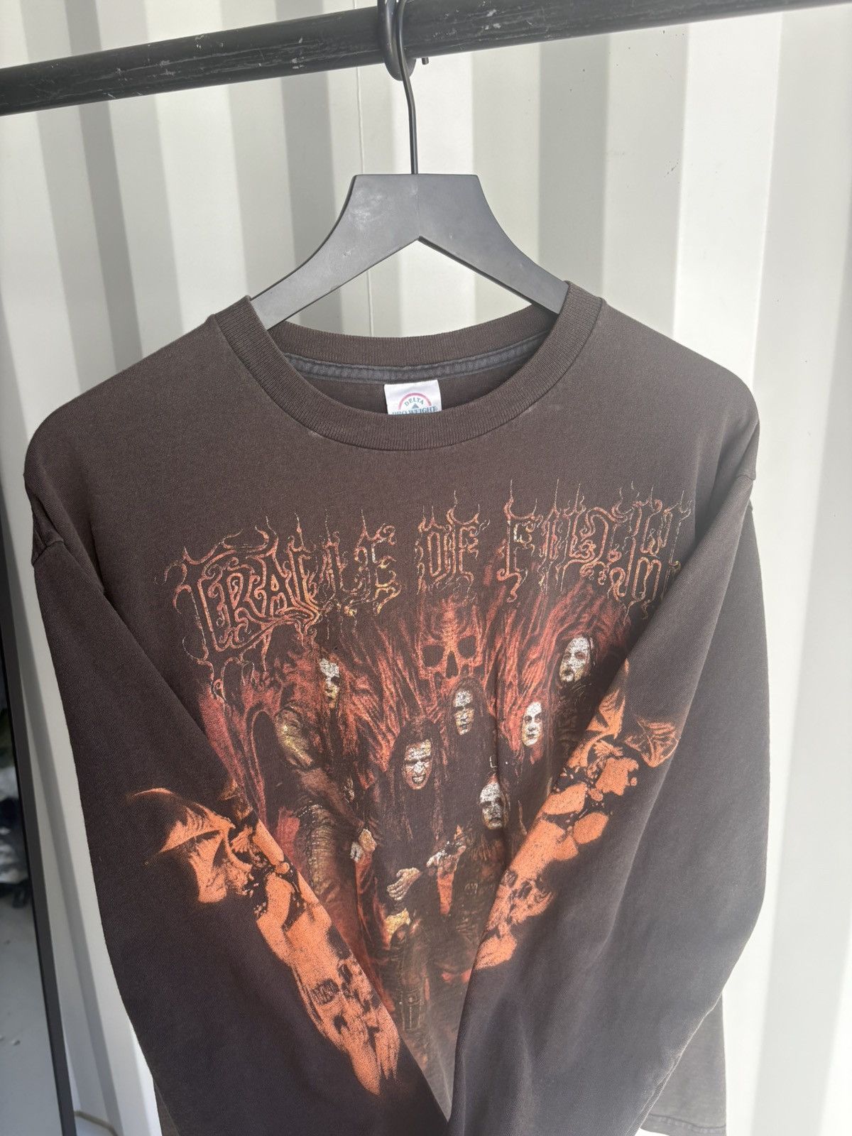 Band Tees Cradle of Filth Thrashed Sun Faded Distressed ERD GRUNGE Size US L / EU 52-54 / 3 - 3 Thumbnail