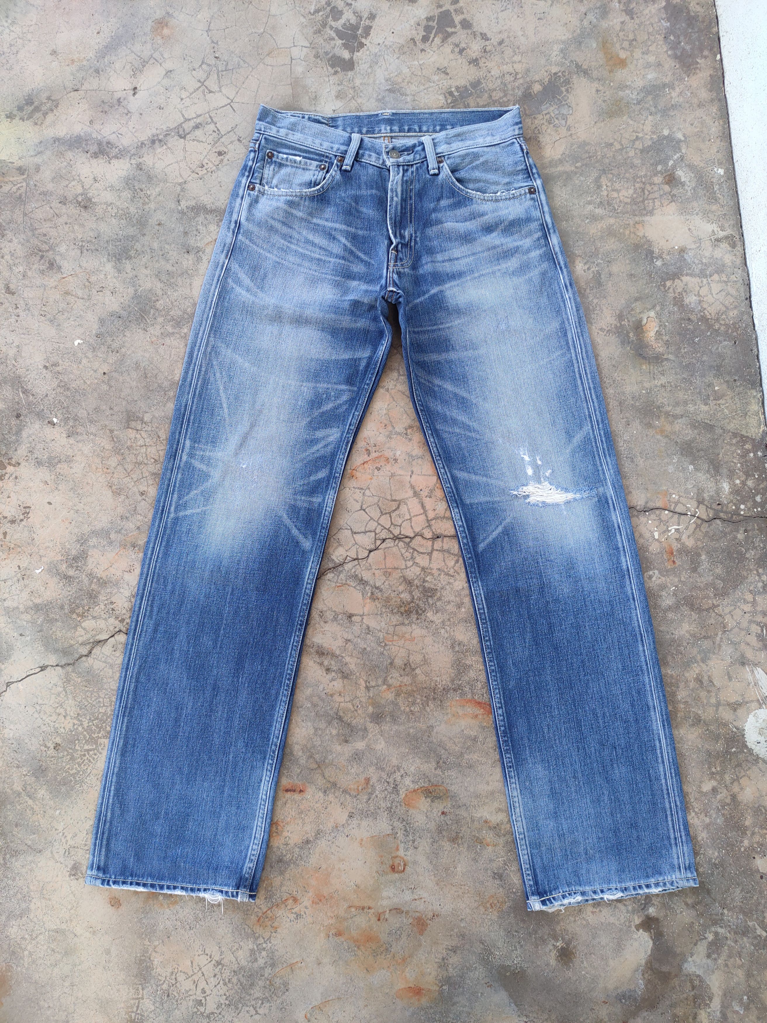 Levi's Vintage Clothing W30 VINTAGE LEVI'S 503 FADED RIPPED JEANS DENIM PANTS Size US 30 / EU 46 - 1 Thumbnail