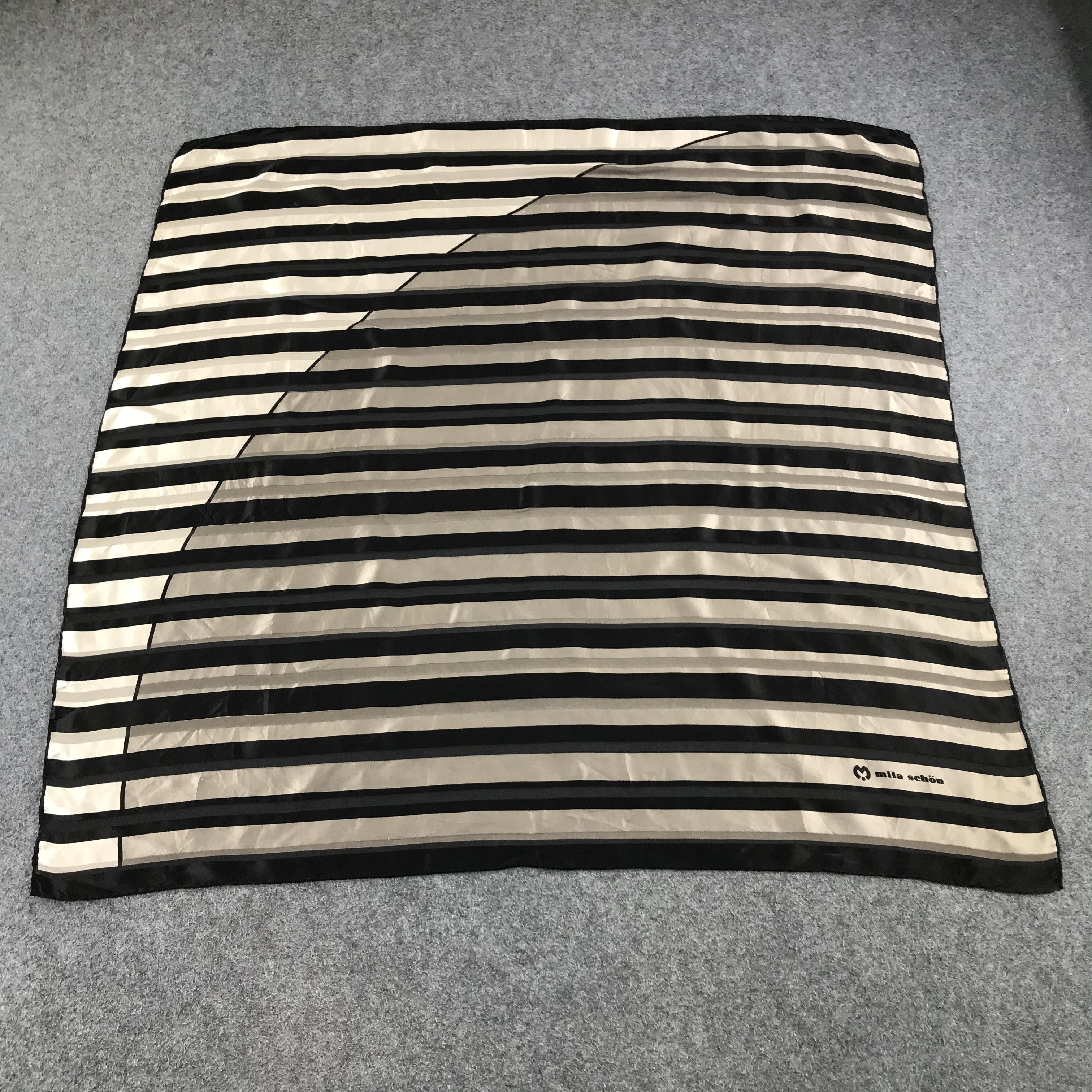 Mila Schon Mila Schon Slit Thread Silk Scarf M154 Size ONE SIZE - 2 Thumbnail
