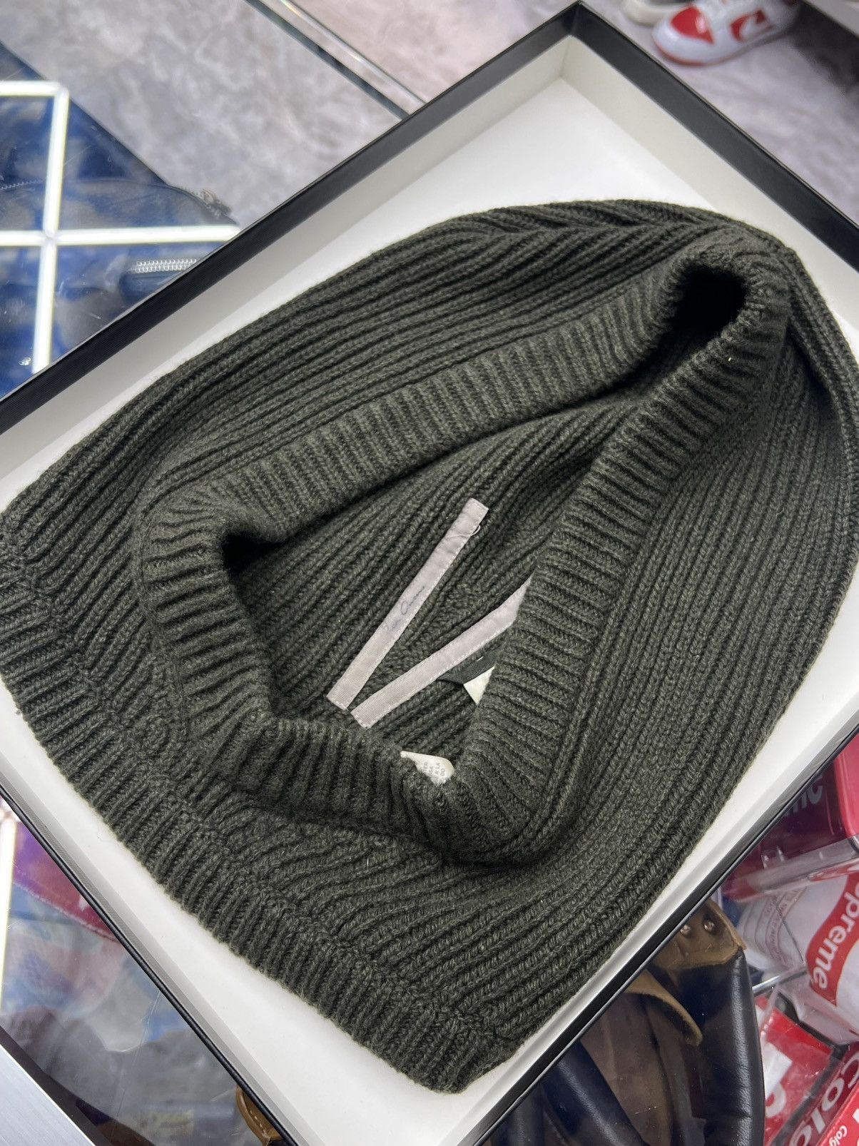 Rick Owens Rick Ownes Hooded Beanie Size ONE SIZE - 3 Thumbnail