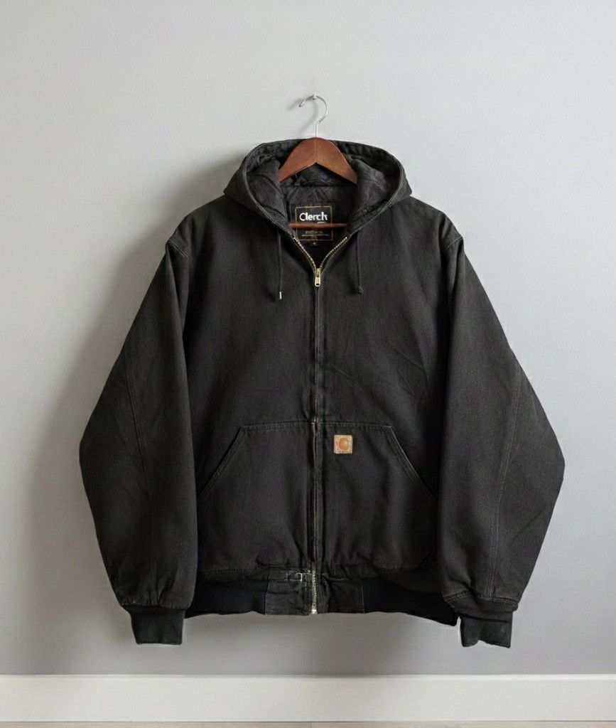 Clench Vintage Clench Work Jacket XL - Boxy Canvas Hoodie Size US XL / EU 56 / 4 - 1 Thumbnail