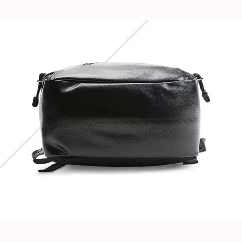 Vintage Capacity Large Waterproof PU Leather Backpack School Bag Size ONE SIZE - 4 Thumbnail