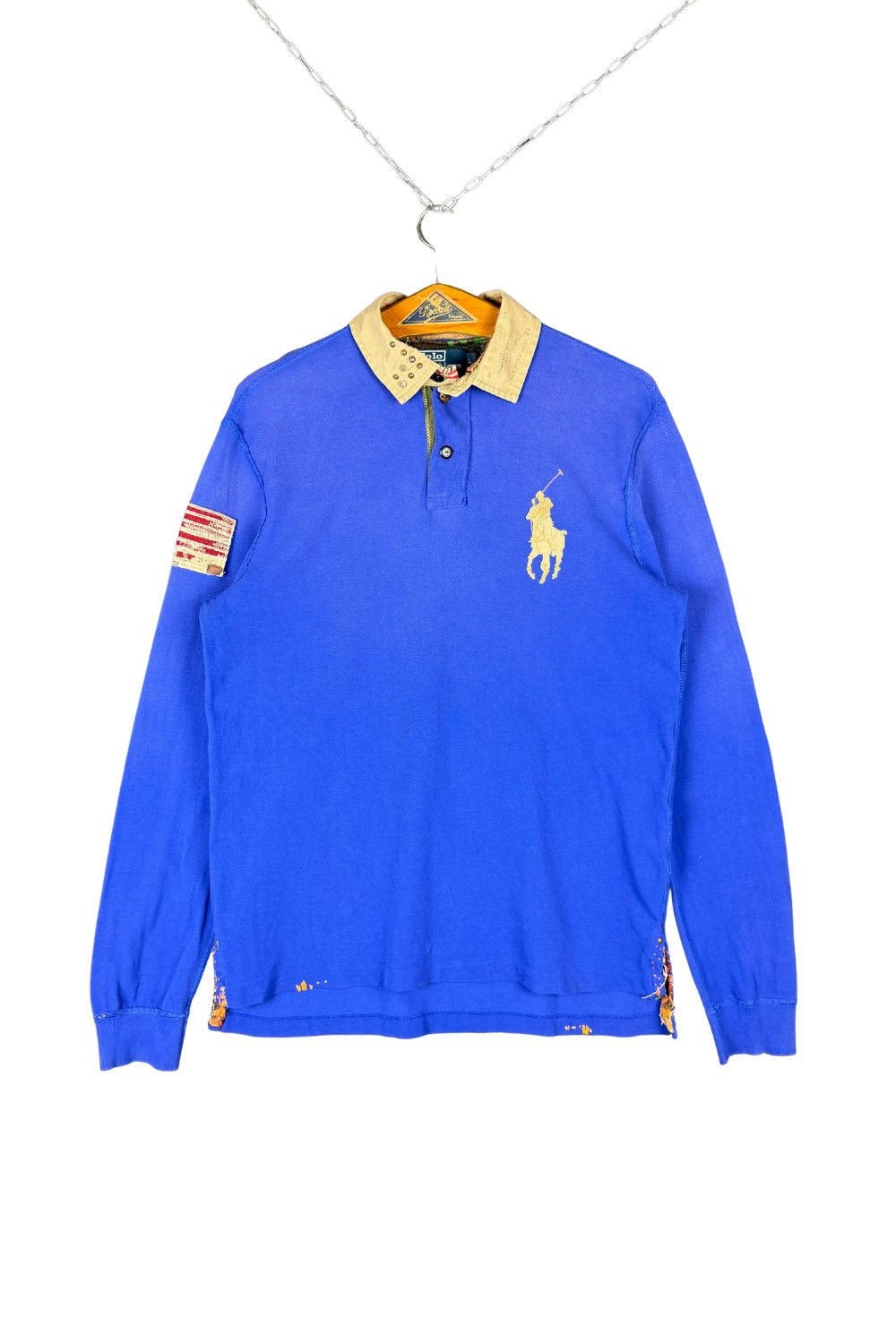 Polo Ralph Lauren 08AW Polo RL “Artisan Big Pony” Piqué Rugby – Royal Blue L Size US L / EU 52-54 / 3 - 1 Thumbnail