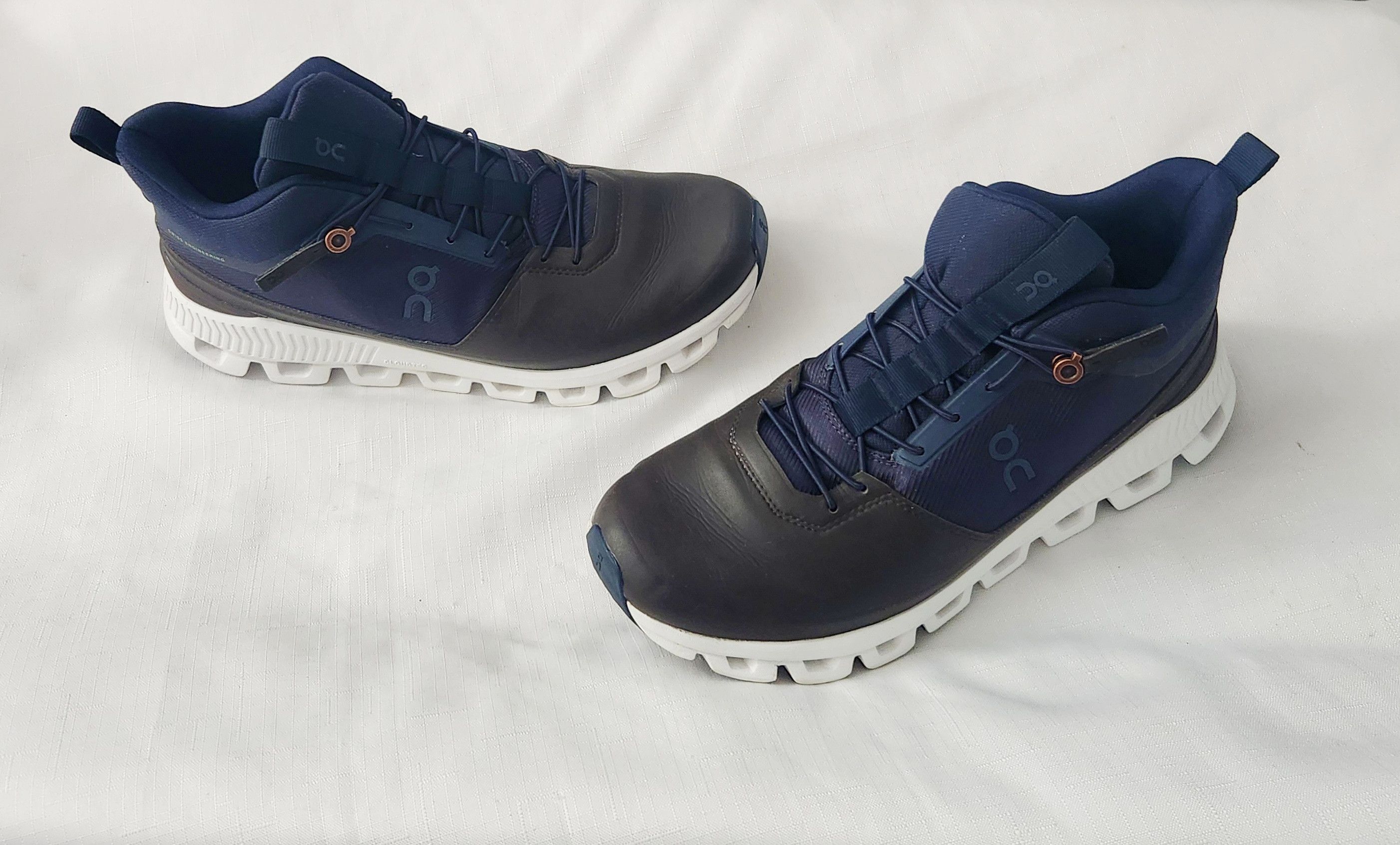 On On Running Cloud Hi Ink Brown Navy Blue Men's SZ 10 sneaker Size US 10 / EU 43 - 8 Thumbnail