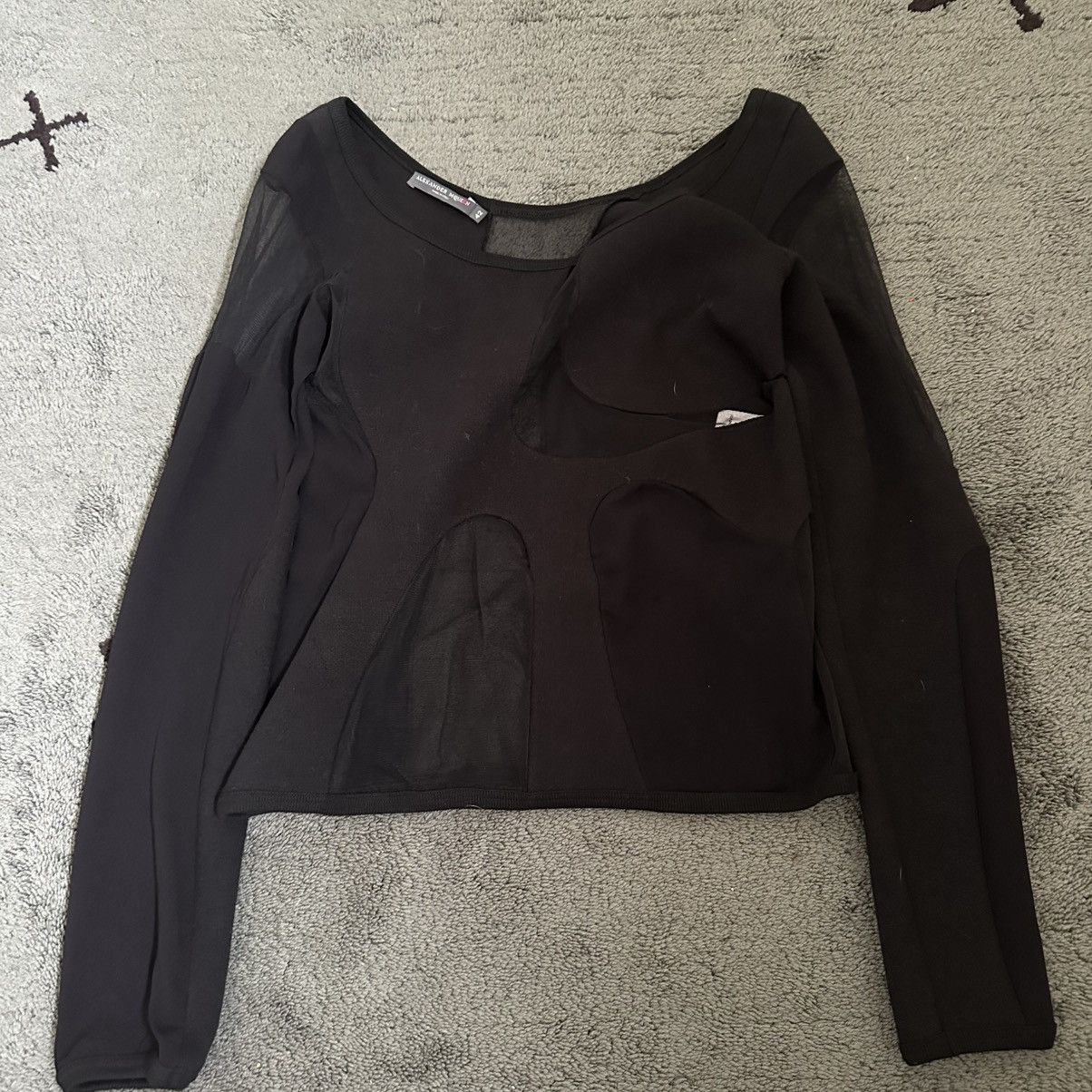 Alexander McQueen Archive Alexander McQueen Fall 2004 Mesh Panel Top Size M / US 6-8 / IT 42-44 - 4 Thumbnail
