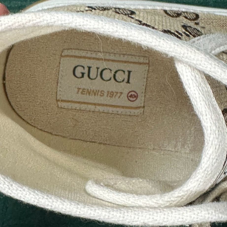 Gucci Gucci 1977 Tennis High Top Sneakers White Size 40.5 NIB Size US 10.5 / IT 40.5 - 2 Thumbnail