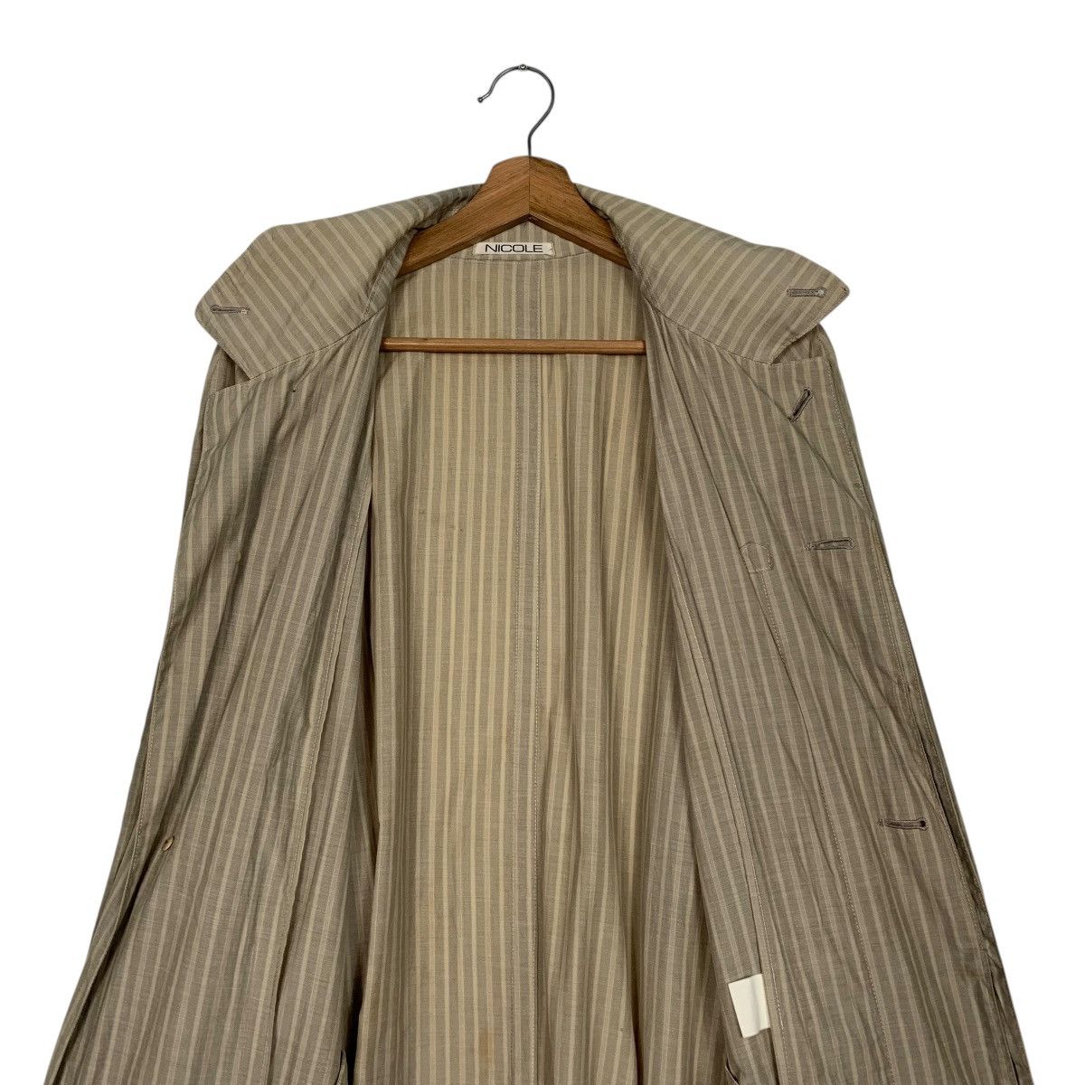 Japanese Brand Vintage Nicole Monsieur By Yukio Kobayashi Trenchcoat Size US M / EU 48-50 / 2 - 13 Thumbnail