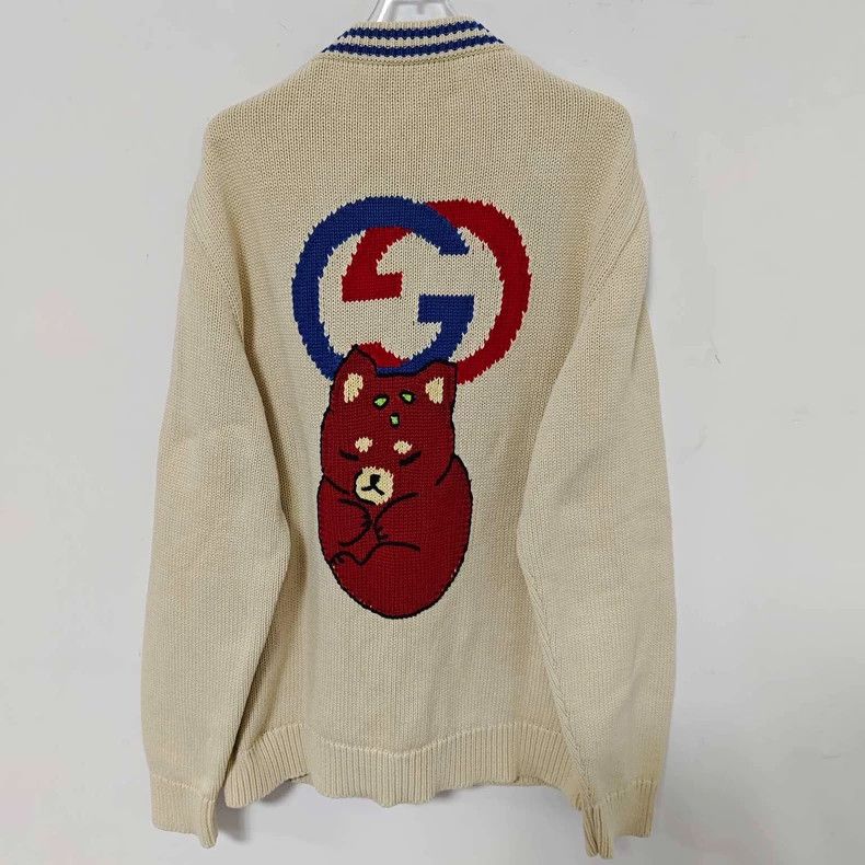 Gucci Gucci Logo knitted cardigan on the back 2505-Nextarrow Size US L / EU 52-54 / 3 - 3 Thumbnail