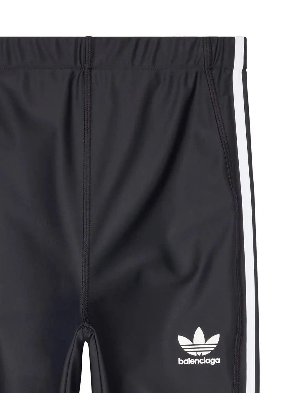 Adidas × Balenciaga o1w1db10824 Athletic Leggings in Black/White Size 30" / US 8 / IT 44 - 4 Thumbnail