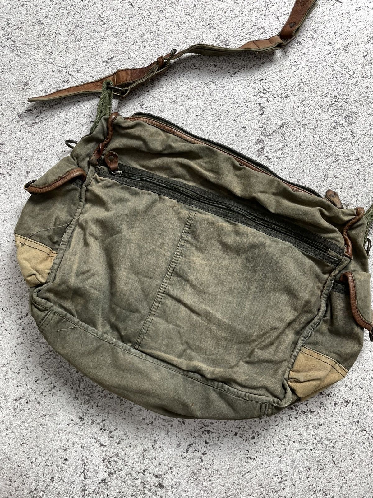 Kapital 2000s Gosh Military Patchwork Sashiko Sling Bag Kapital Styl Size ONE SIZE - 7 Thumbnail