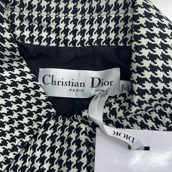 Dior Dior Dior Houndstooth Print Single-Button Blazer 0079-2507 Size US M / EU 48-50 / 2 - 6 Thumbnail