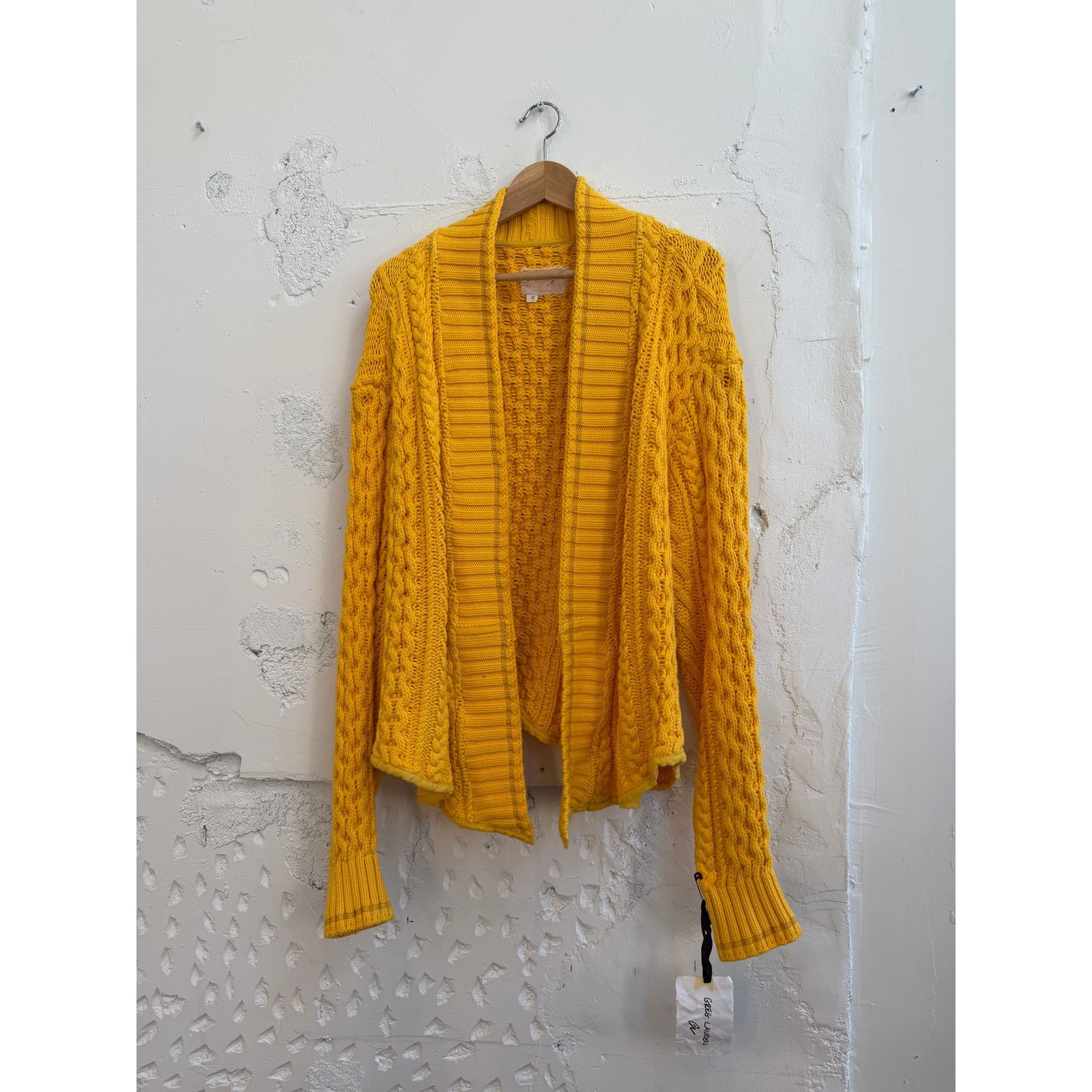 Greg Lauren SAMPLE Cable Knit Fisherman GL1 Kimono
