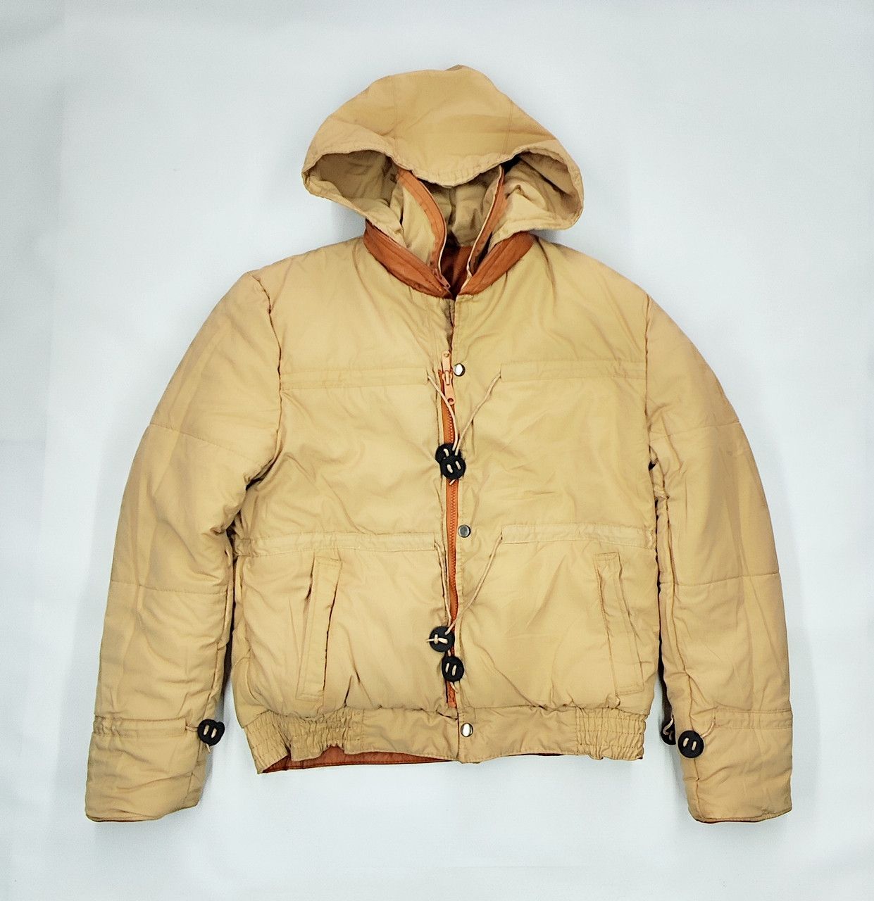 Robert Comstock vintage COMSTOCK reversible leather jacket with hood Size US L / EU 52-54 / 3 - 3 Thumbnail