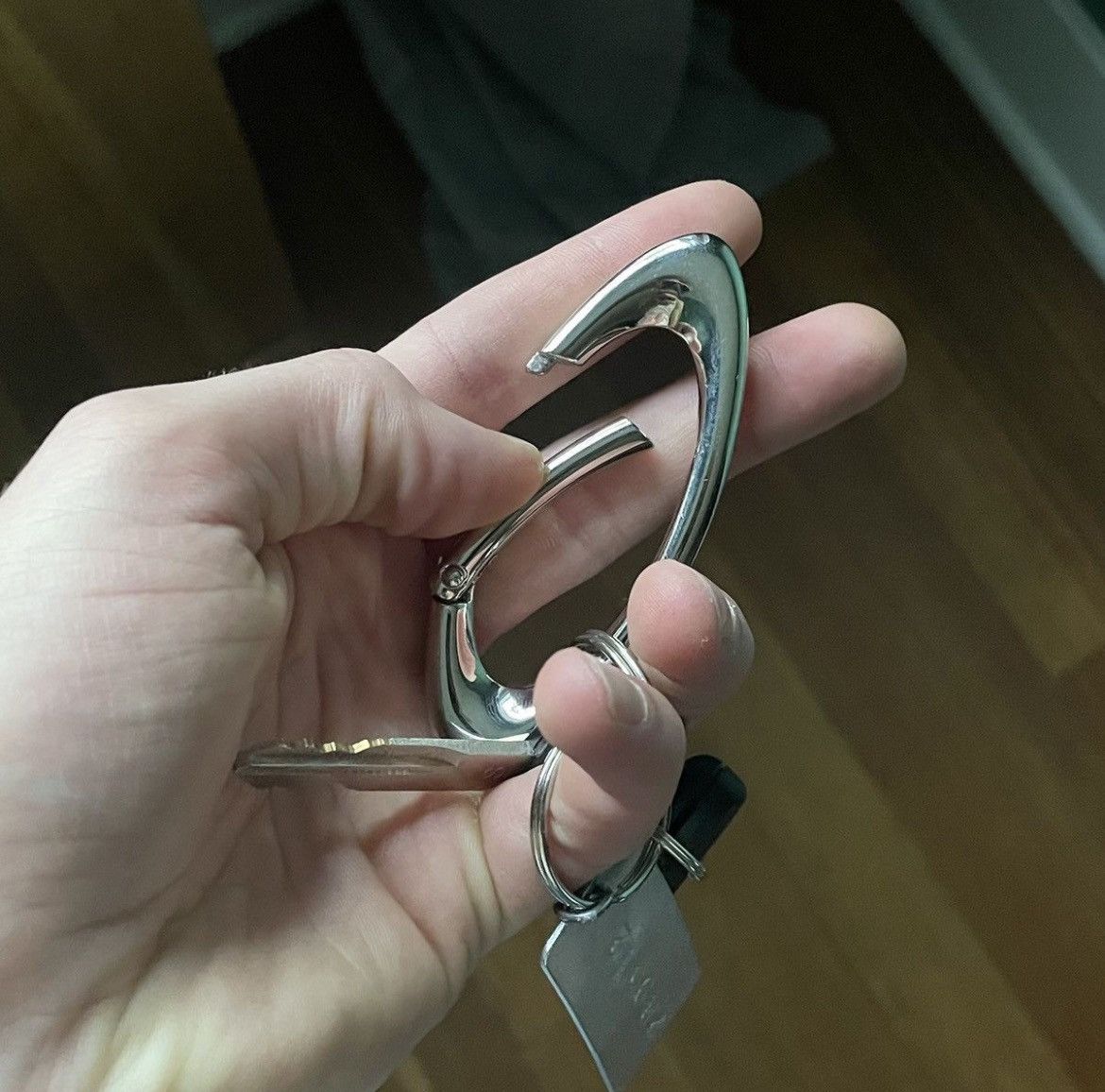 Oakley × Supreme Chrome oval carabiner Size ONE SIZE - 4 Thumbnail