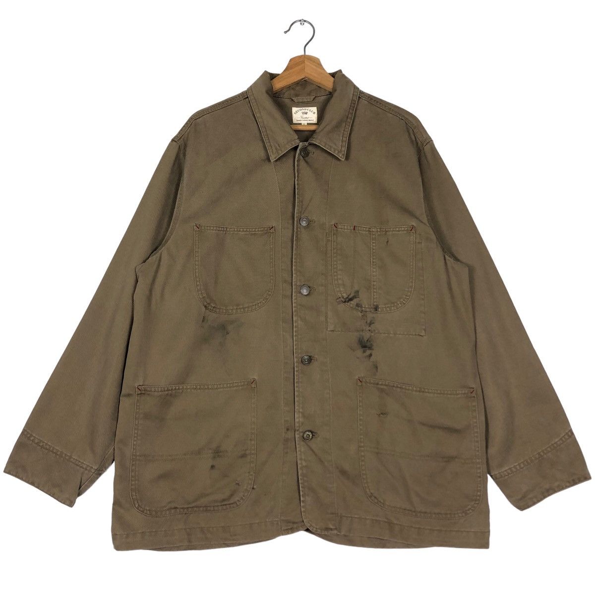 Japanese Brand 🔥Vtg Duck Canvas Chore Jacket Second Club Issey Miyake Size US L / EU 52-54 / 3 - 1 Thumbnail