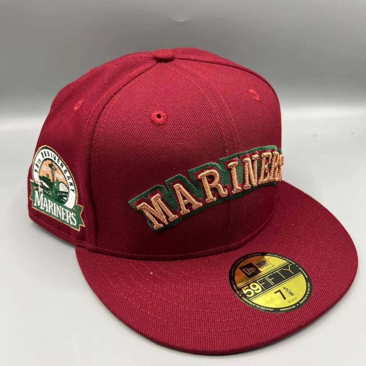 New Era Seattle Mariners Hat Men 7 5/8 59Fifty New Era MLB Fitted Size ONE SIZE - 1 Thumbnail