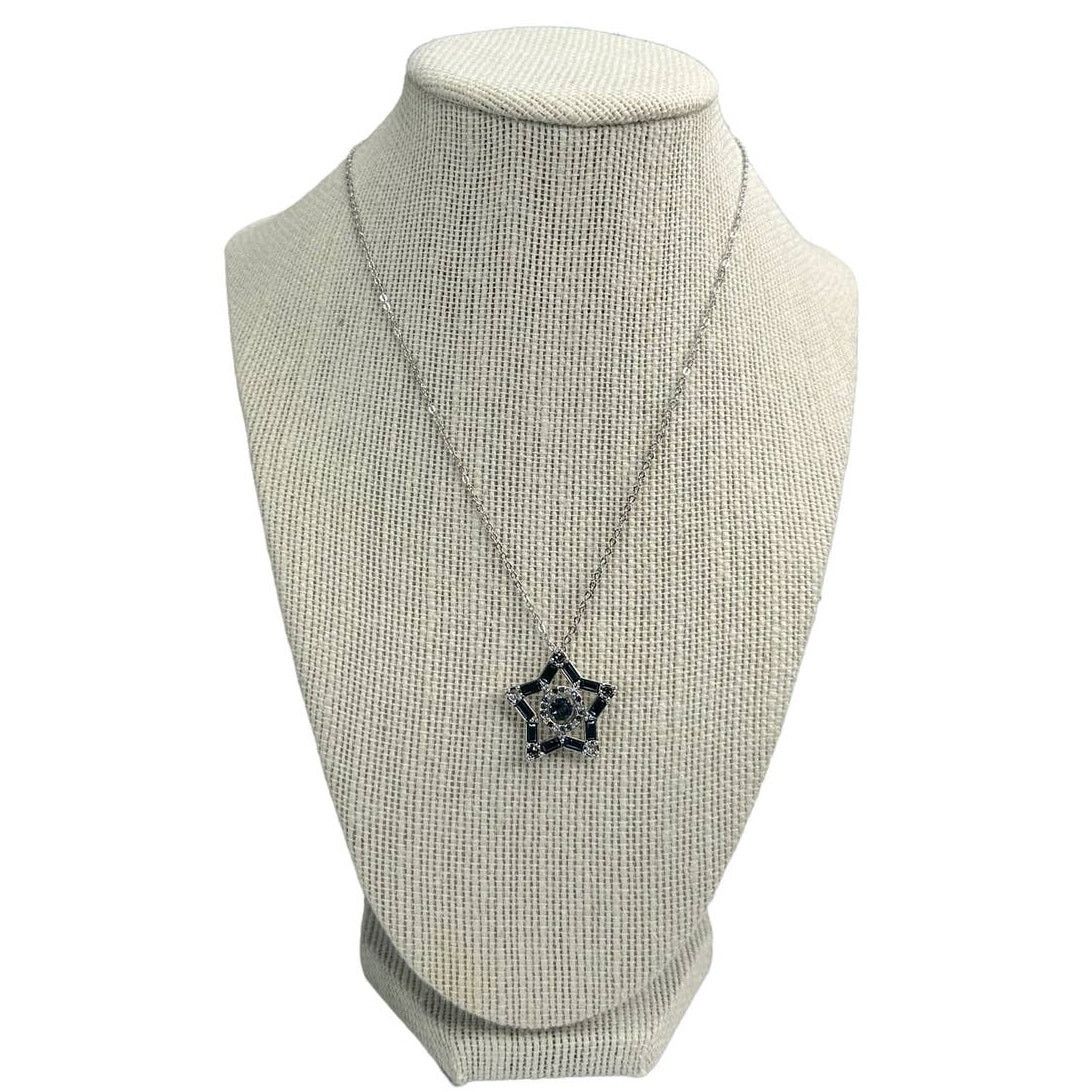 Swarovski Swarovski Stella pendant Mixed cuts, Star Long Blue Necklace Size ONE SIZE - 4 Thumbnail