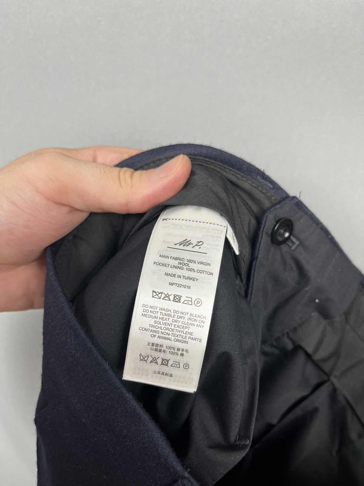 Mr P. Mr P . 100%virgin wool pants size 28 Size US 28 / EU 44 - 8 Thumbnail