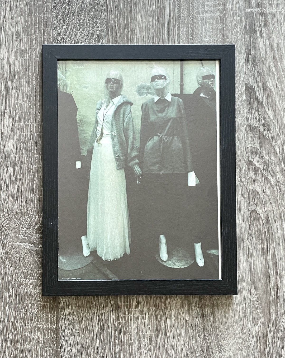 Designer × Maison Margiela × Vintage Maison Martin Margiela Archive Fashion framed poster 9x12 Size ONE SIZE - 1 Thumbnail