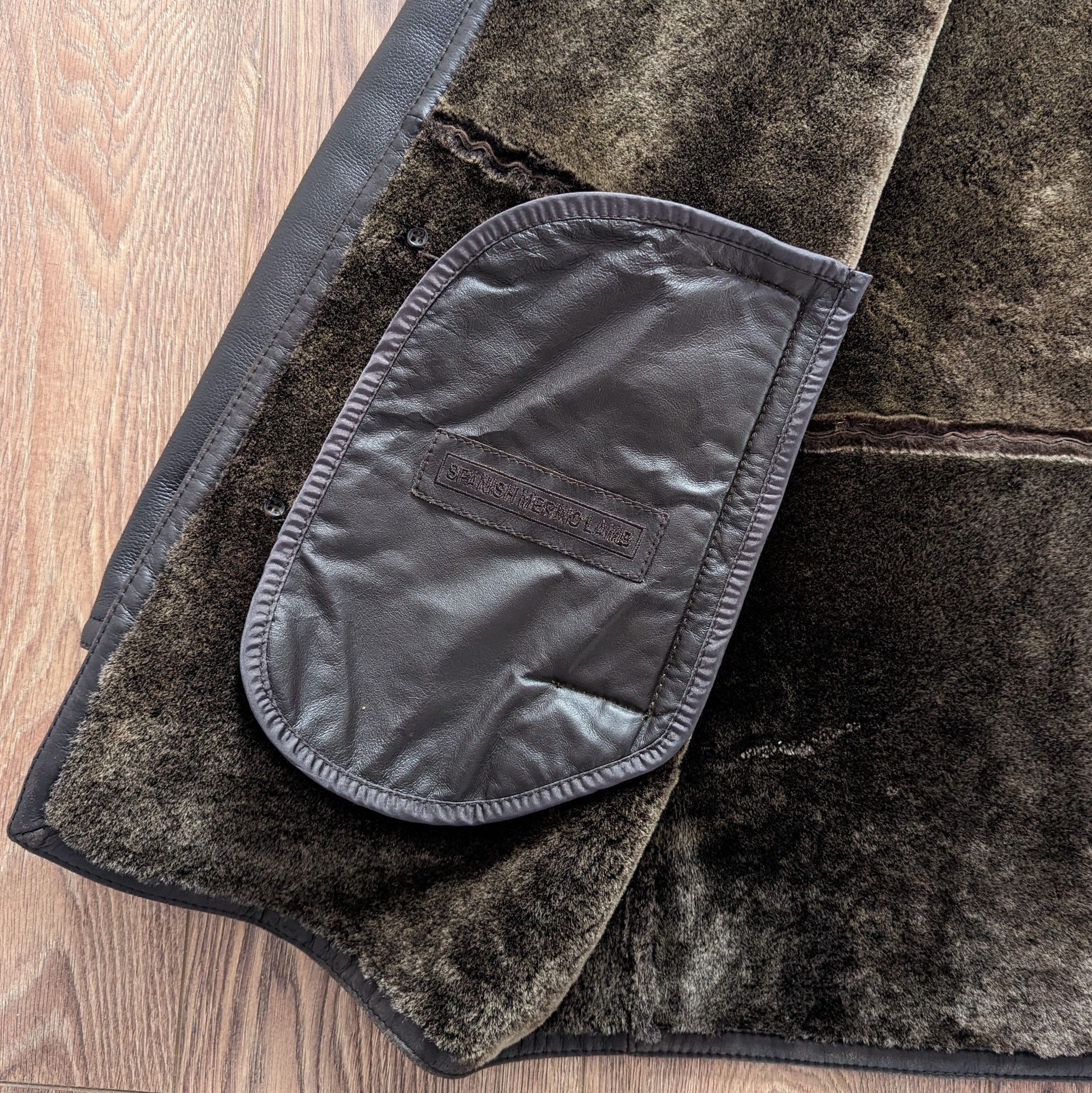 Hugo Boss HUGO BOSS Spanish Merino Lamb Brown Shearling Luxury Brand Size US L / EU 52-54 / 3 - 13 Thumbnail