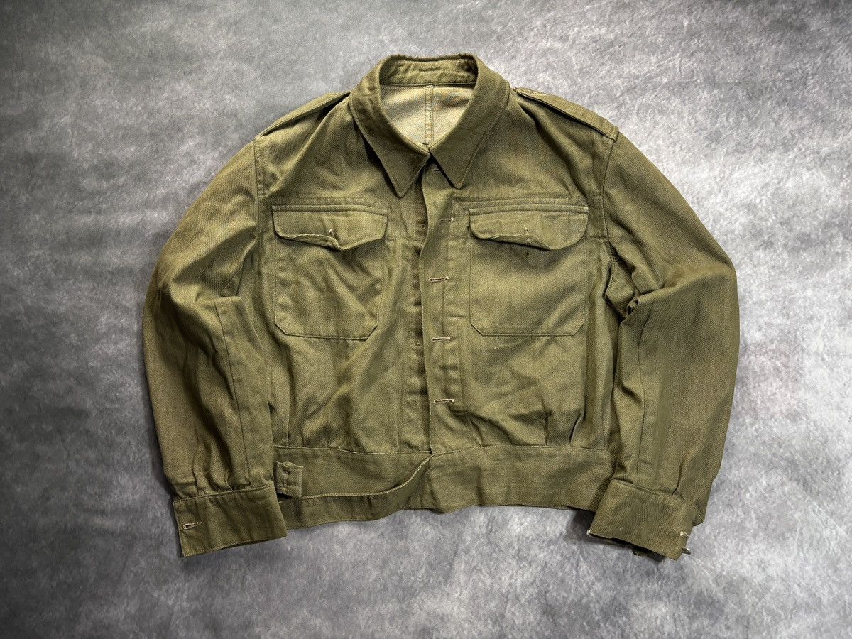 1950s British Army Battledress Jacket WW2 Vintage Short Coat