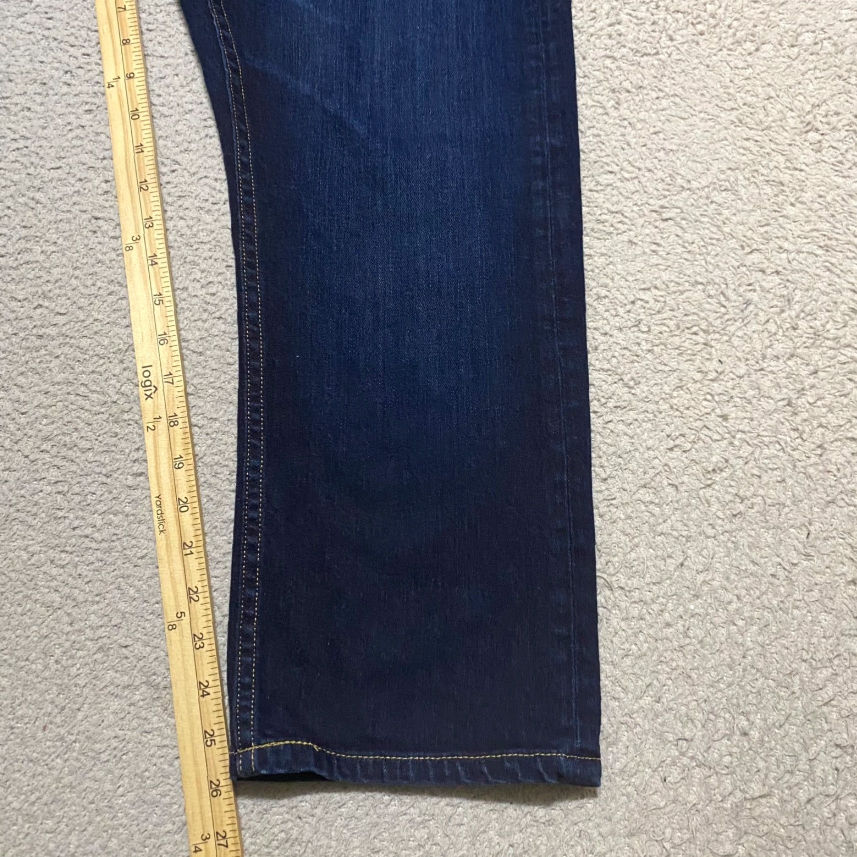 Rodd & Gunn Rodd & Gunn Jeans Mens Regular Straight 36 Blue Denim Dark Wash Mid Rise Casual Pants Size US 36 / EU 52 - 7 Thumbnail