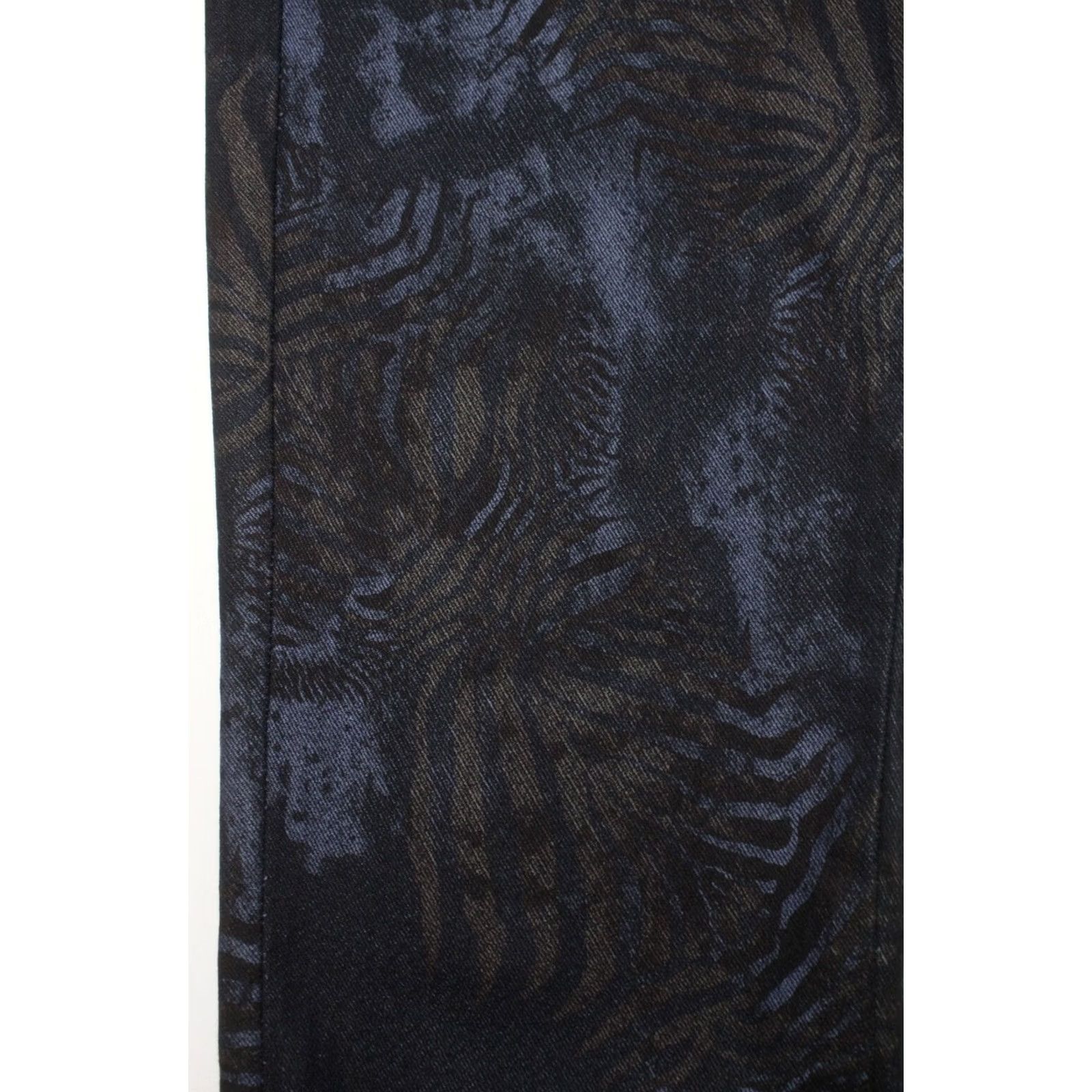 Vintage Mos Mos h Jeans Women's W30/L28 Stretchy Slim Fit Denim Patterned Zip Fly Size 30" / US 8 / IT 44 - 5 Thumbnail
