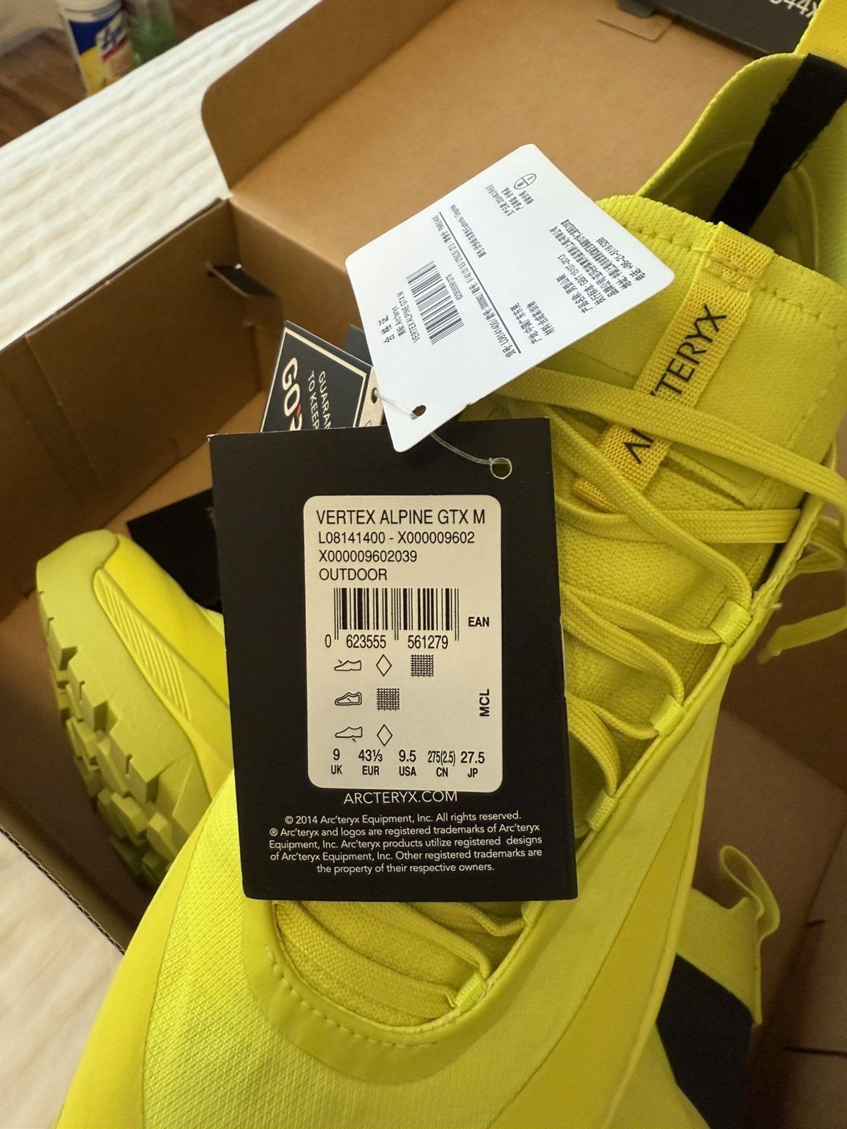 Arc'teryx × Goretex Arc'teryx Gore-Tex Vertex Alpine GTX Trail Running Shoes Size US 9.5 / EU 42-43 - 9 Thumbnail