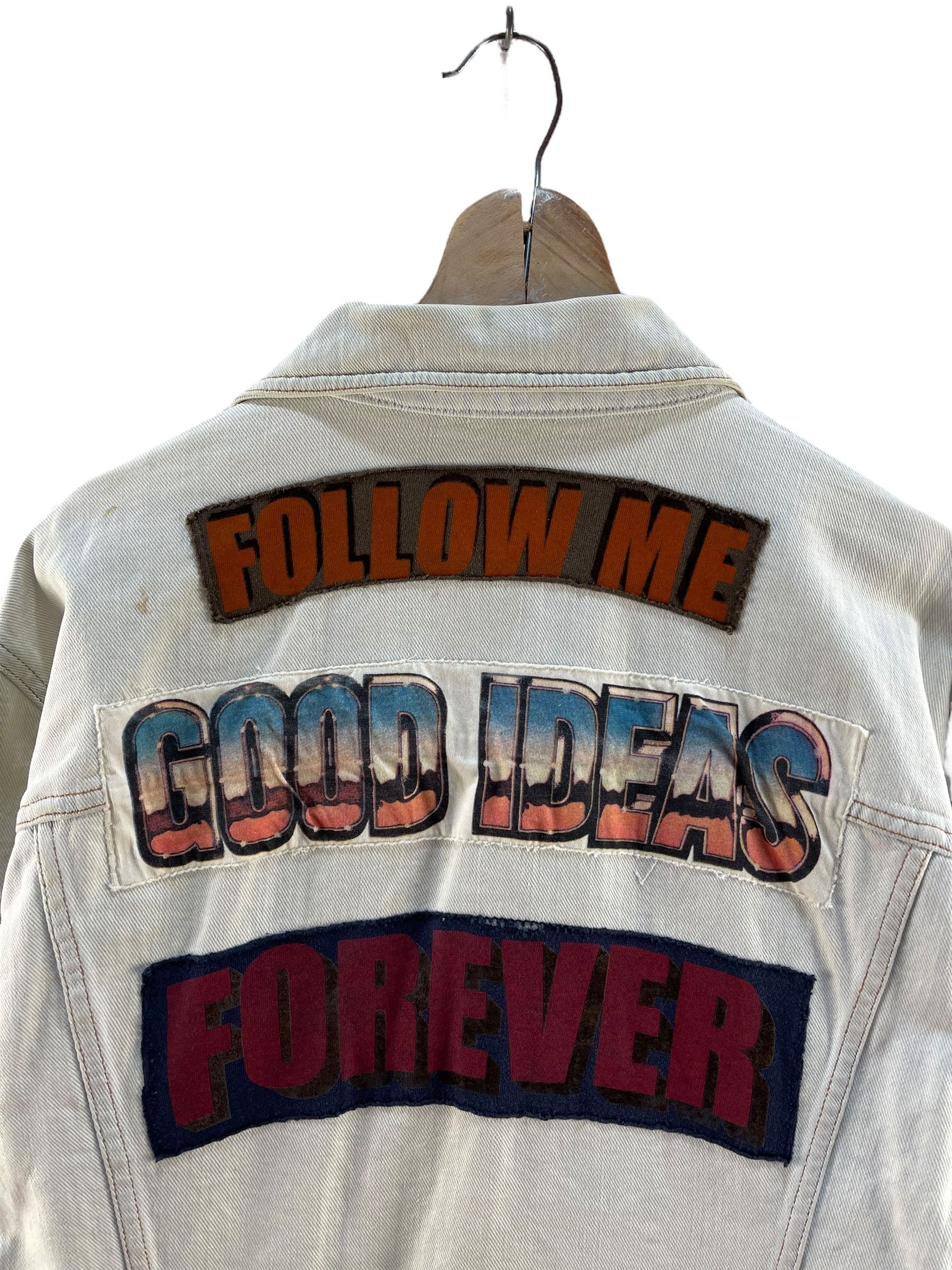 Dolce & Gabbana Follow Me Good Ideas Forever by Dolce & Gabbana Denim Jacket Size XL / US 12-14 / IT 48-50 - 8 Thumbnail