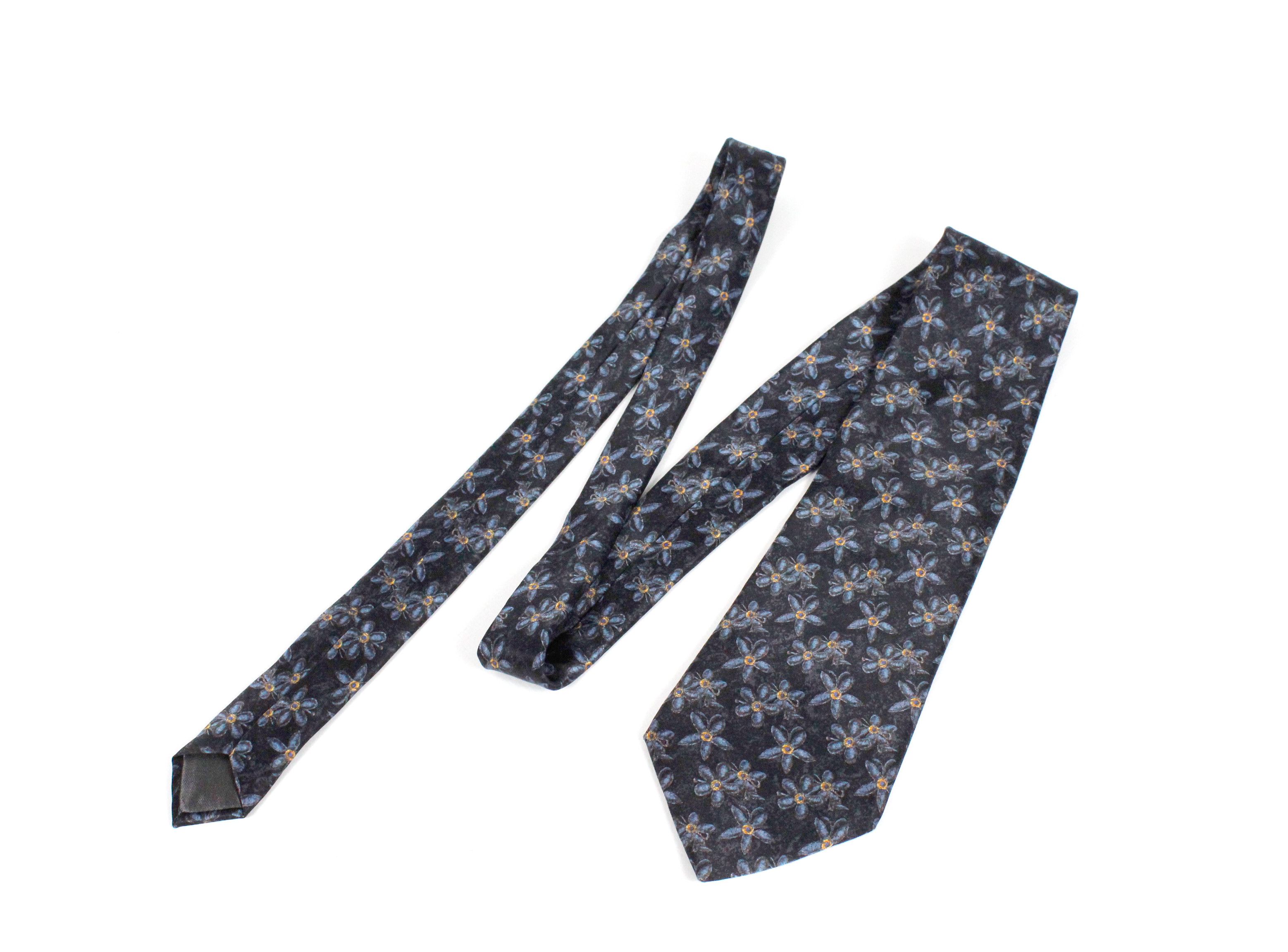 Lanvin Vintage Lanvin Paris Floral Tie Cravatte 90s 80s Size ONE SIZE - 1 Thumbnail