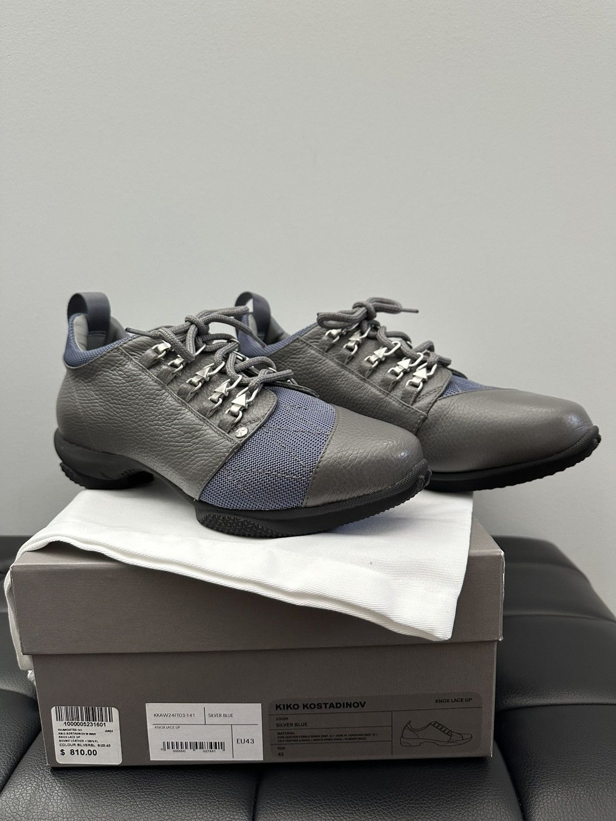 Kiko Kostadinov Haidu lace-up leather shoes | Grailed