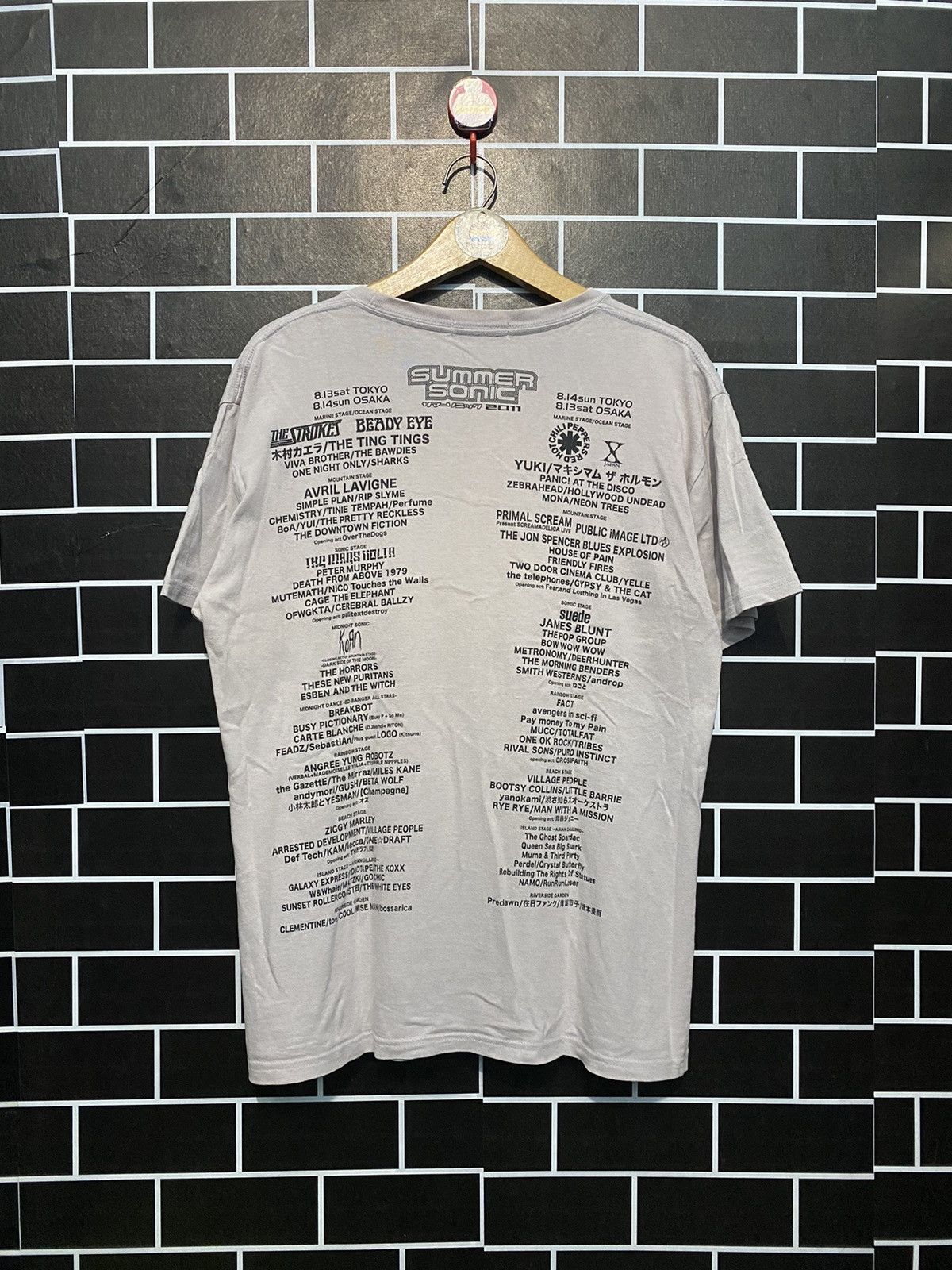 Band Tees Summer sonic 2011 Japan live tour concert rock band tshirt Size US L / EU 52-54 / 3 - 3 Thumbnail