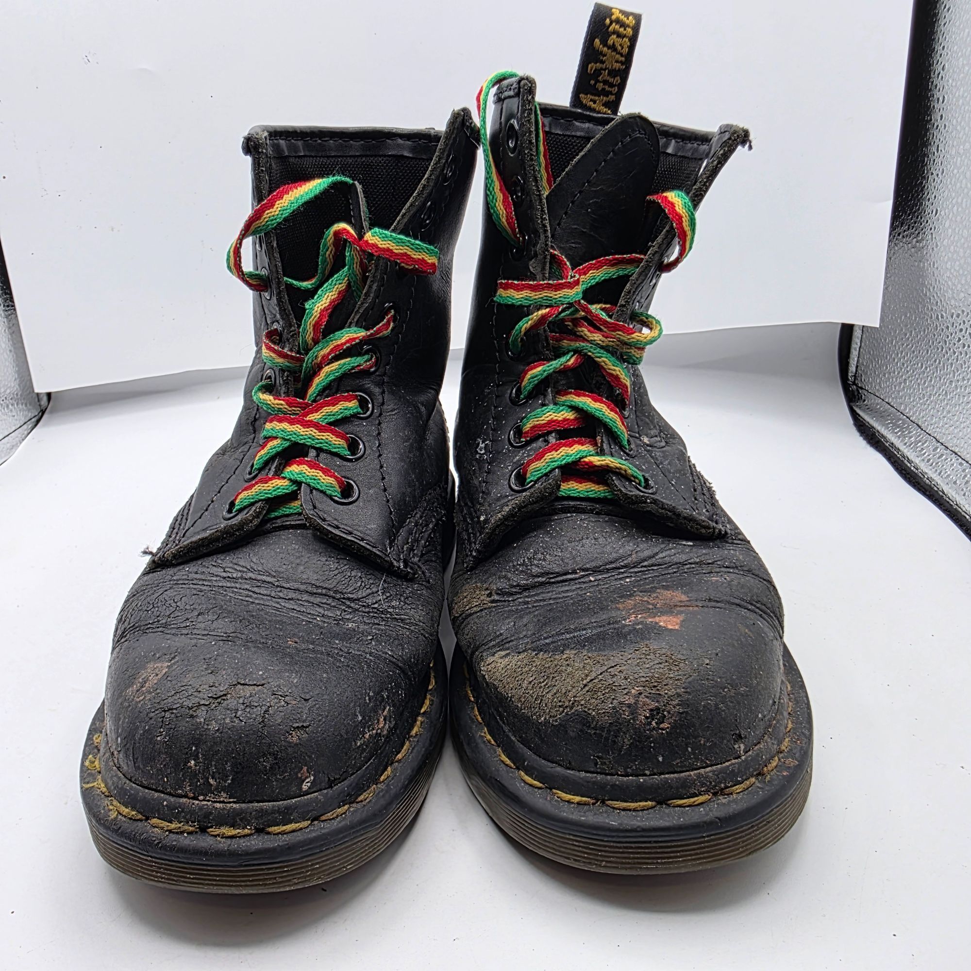 Dr. Martens Dr. Martens 1460 SR Womens Size 7 Black Leather Slip Resista Size US 7 / IT 37 - 13 Thumbnail
