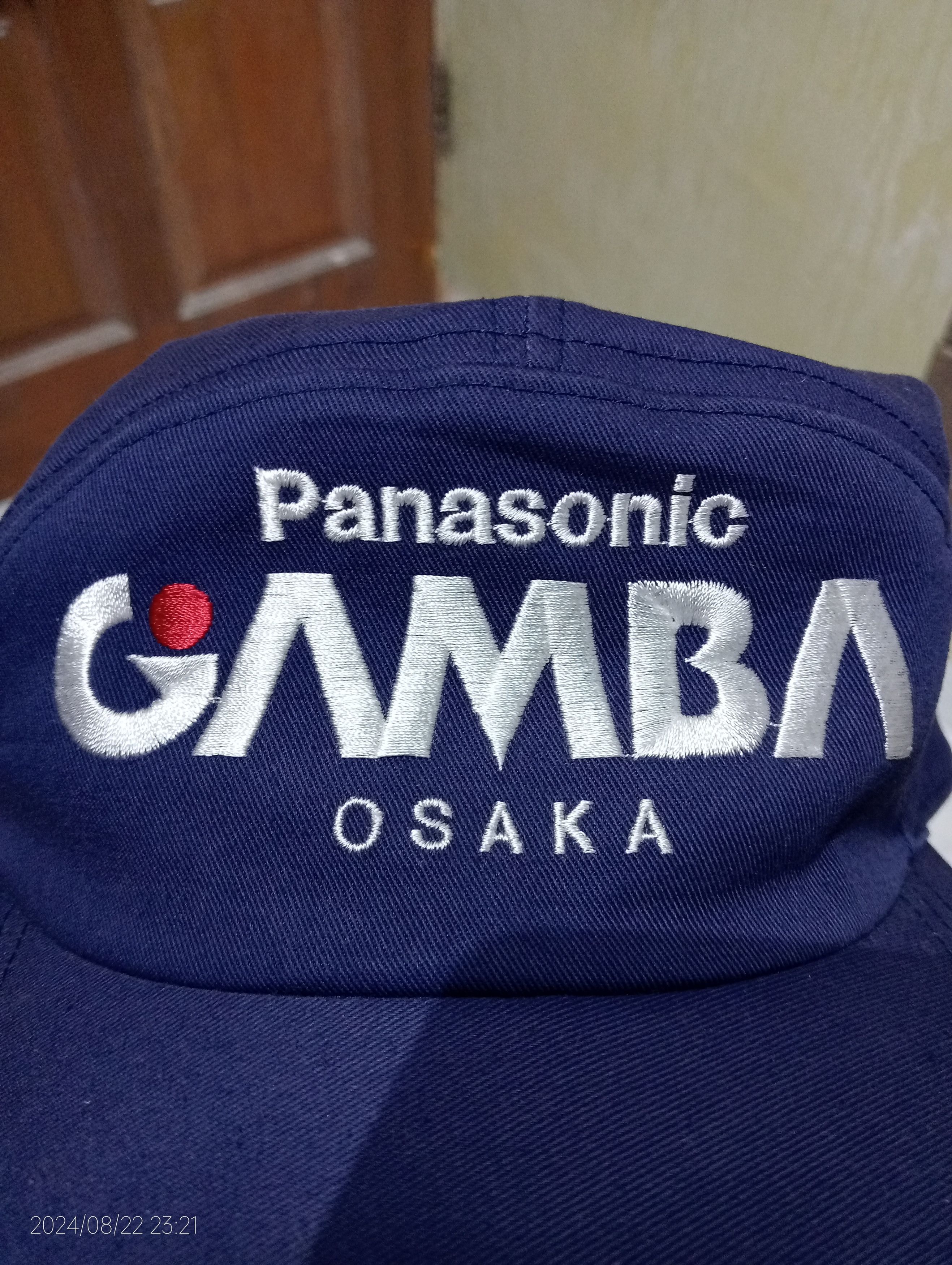 Japanese Brand Vintage '90s Panasonic Gamba Osaka J. League Embroidery Cap Size ONE SIZE - 9 Thumbnail